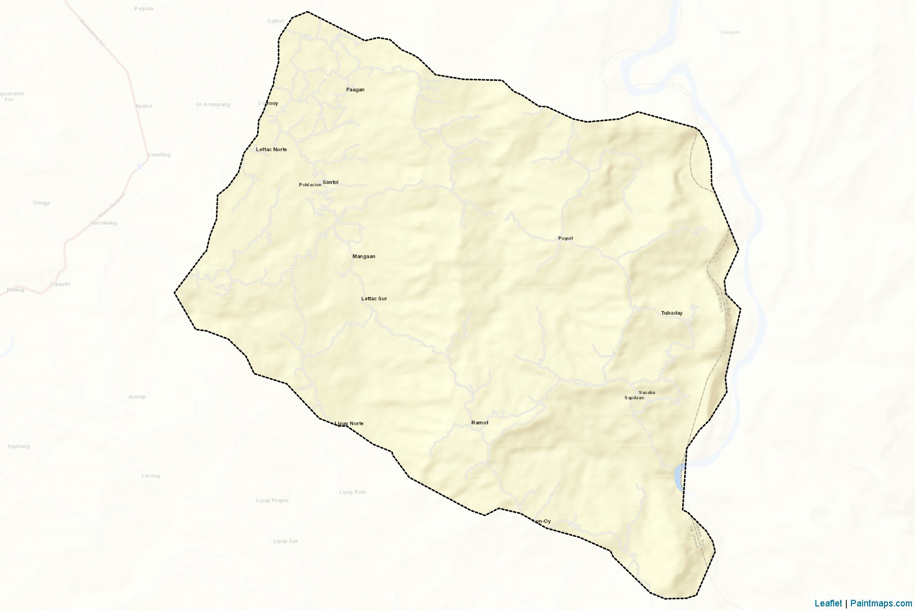 Muestras de recorte de mapas Santol (La Union)-2