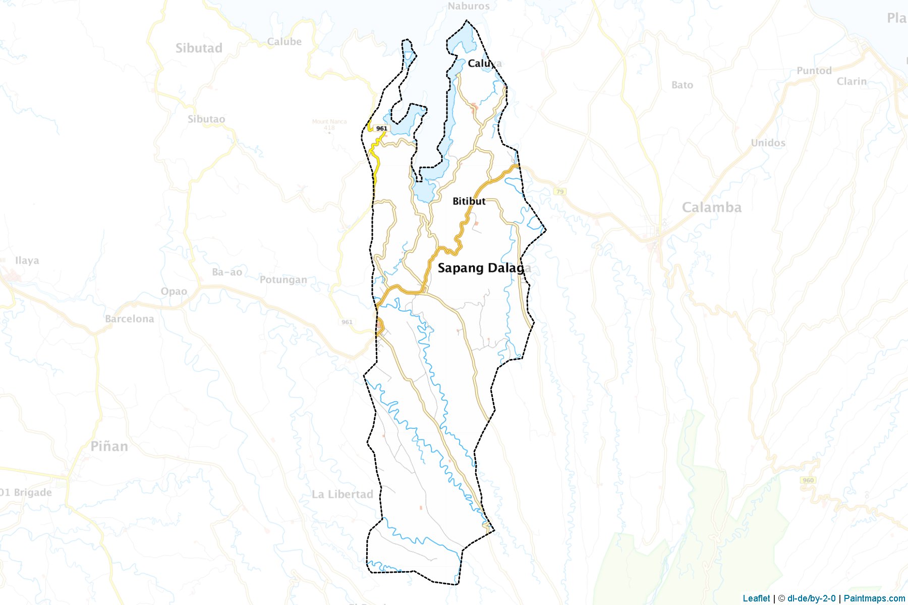 Sapang Dalaga (Misamis Occidental) Map Cropping Samples-1