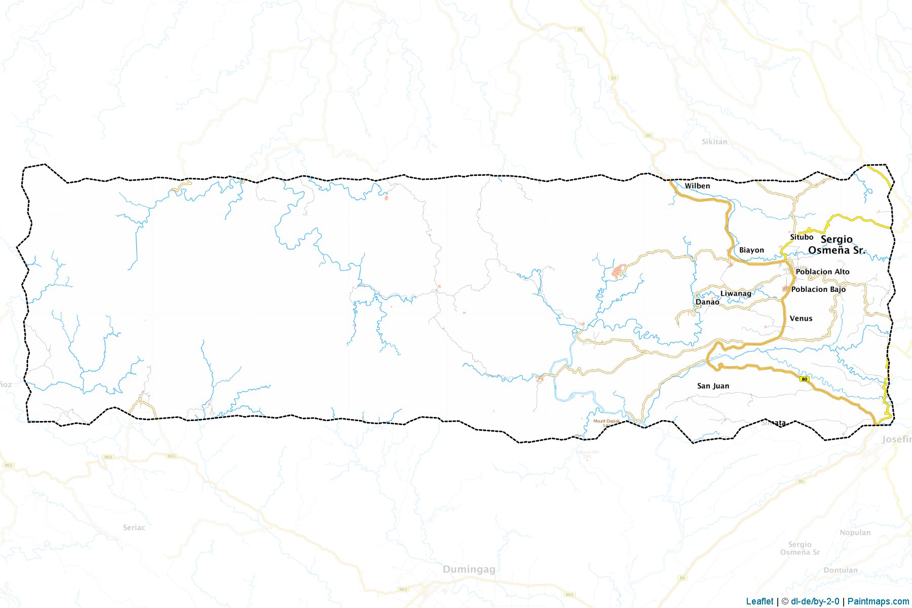 Sergio Osmeña Sr. (Zamboanga del Norte) Map Cropping Samples-1