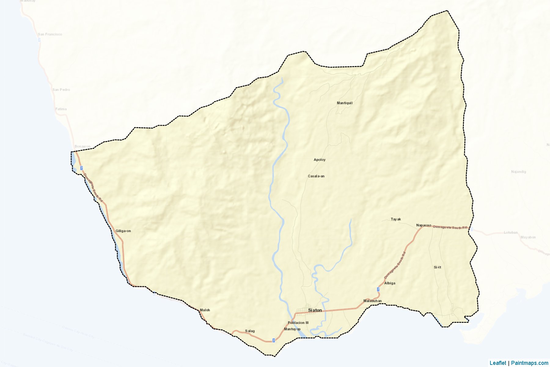 Siaton (Negros Oriental) Map Cropping Samples-2