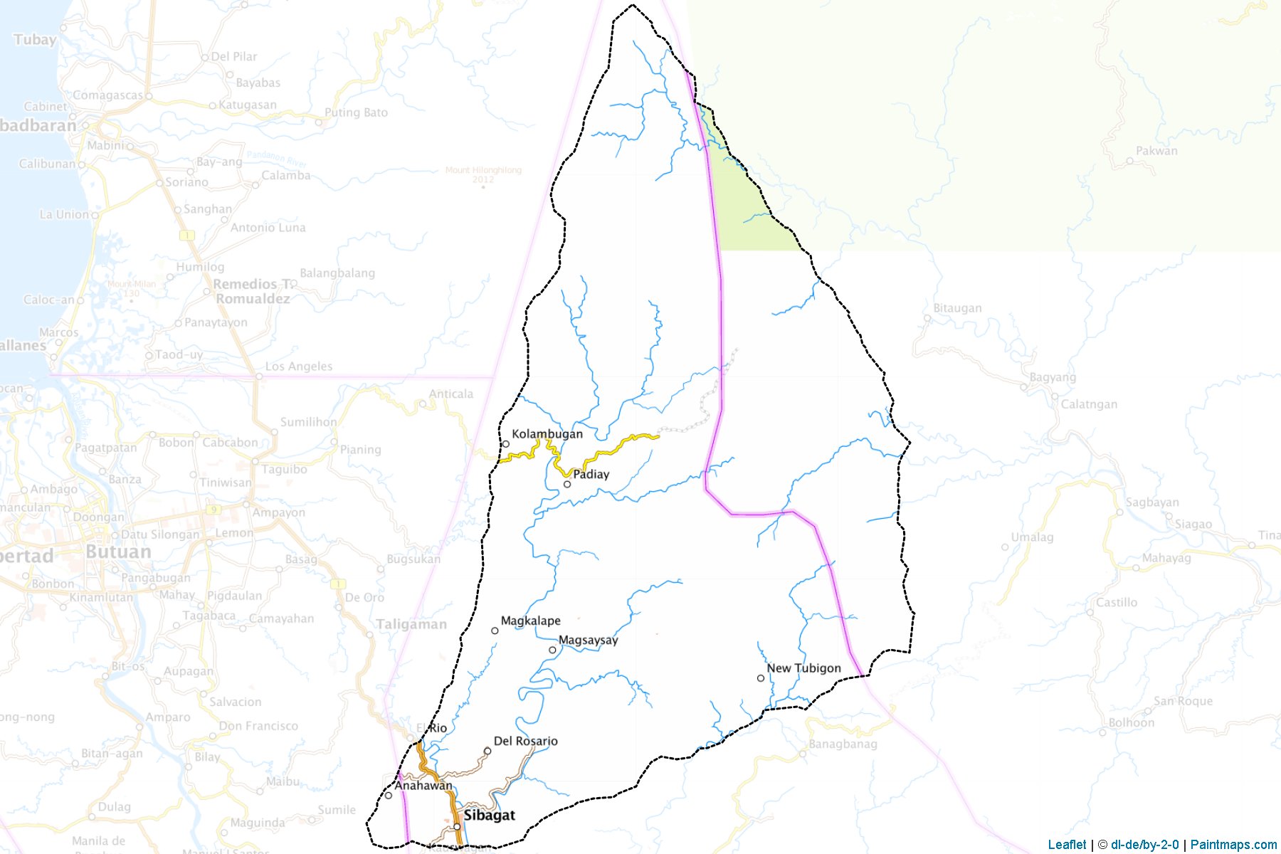 Sibagat (Agusan del Sur) Map Cropping Samples-1