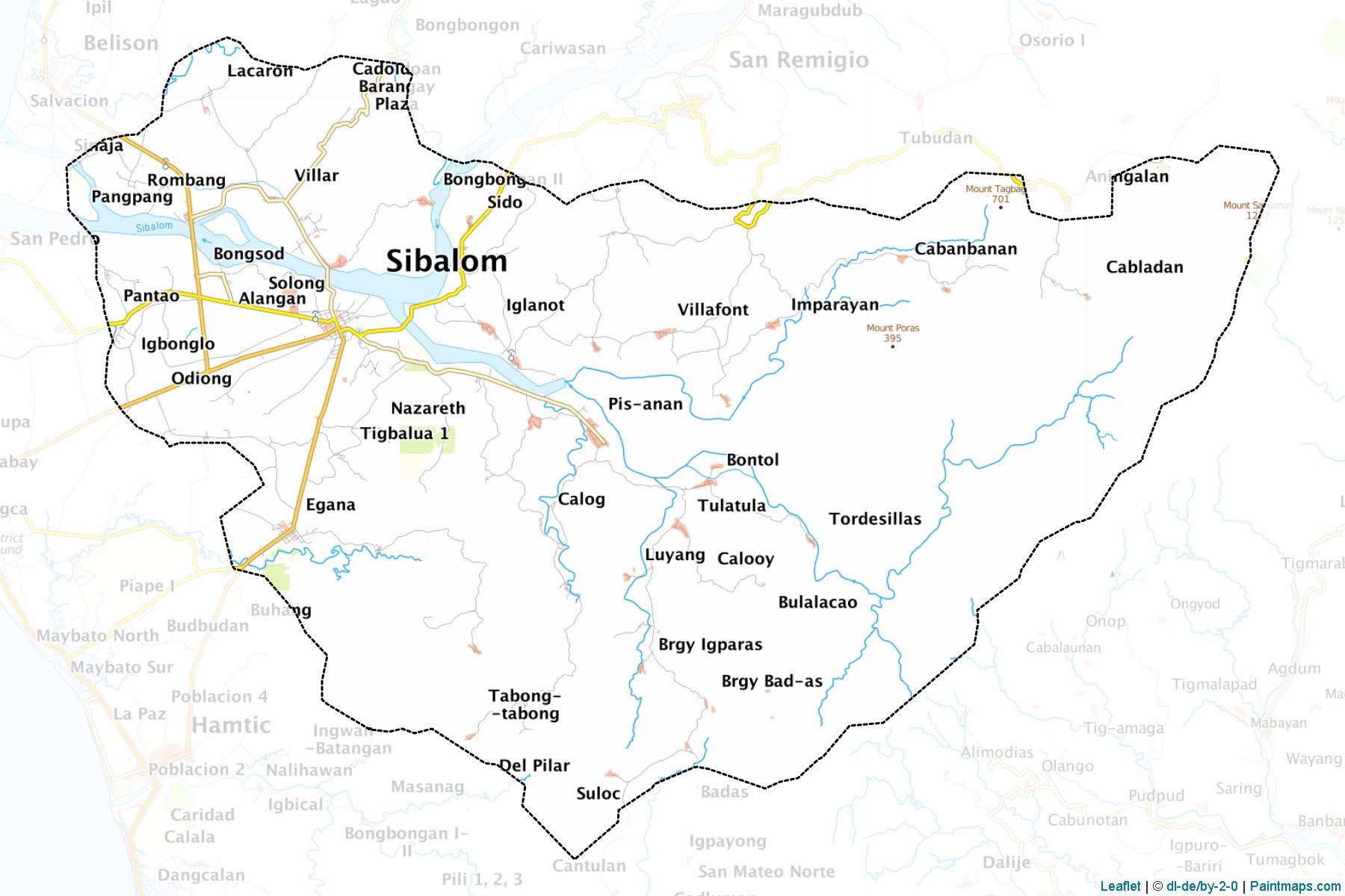 Muestras de recorte de mapas Sibalom (Antique)-1