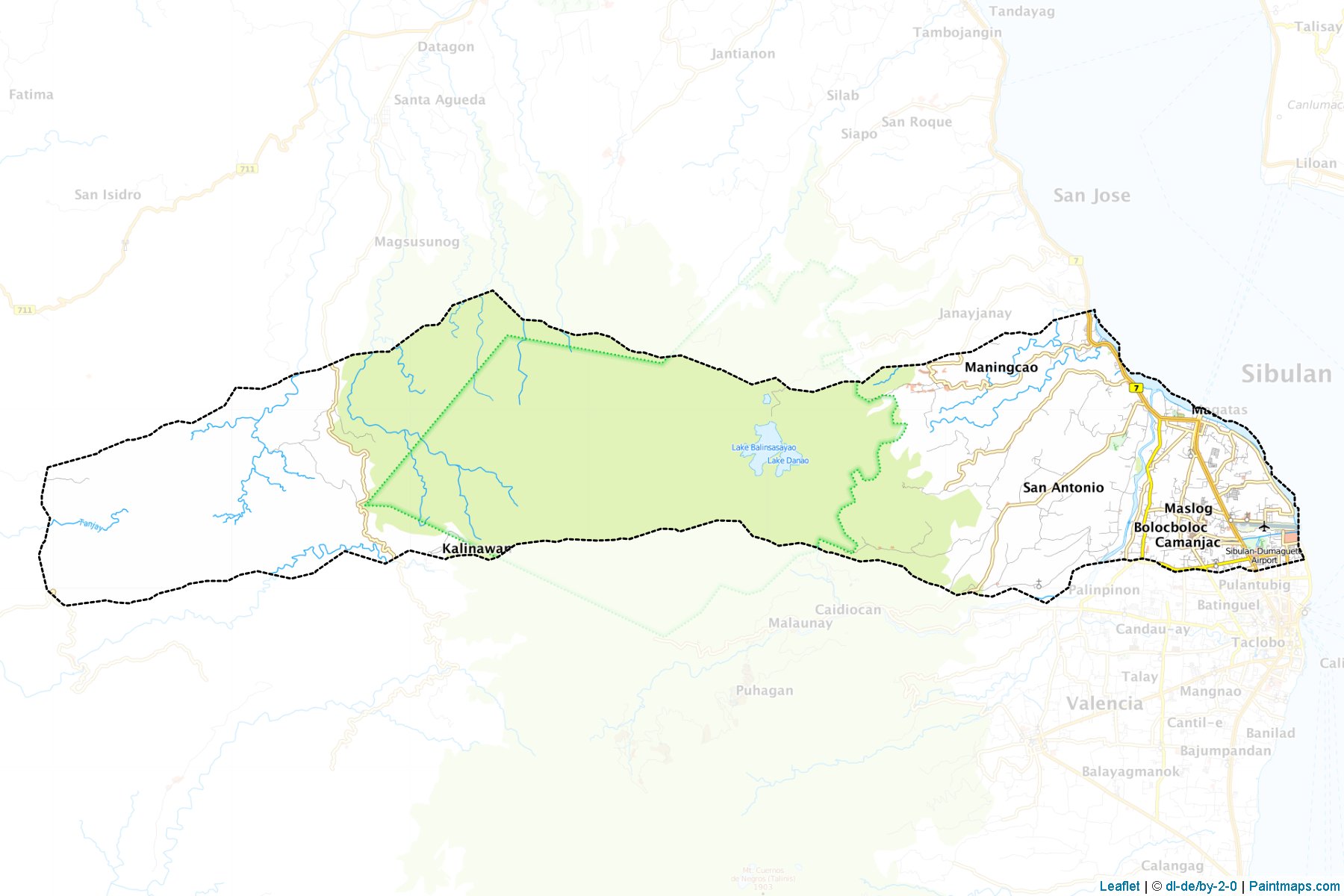 Muestras de recorte de mapas Sibulan (Negros Oriental)-1