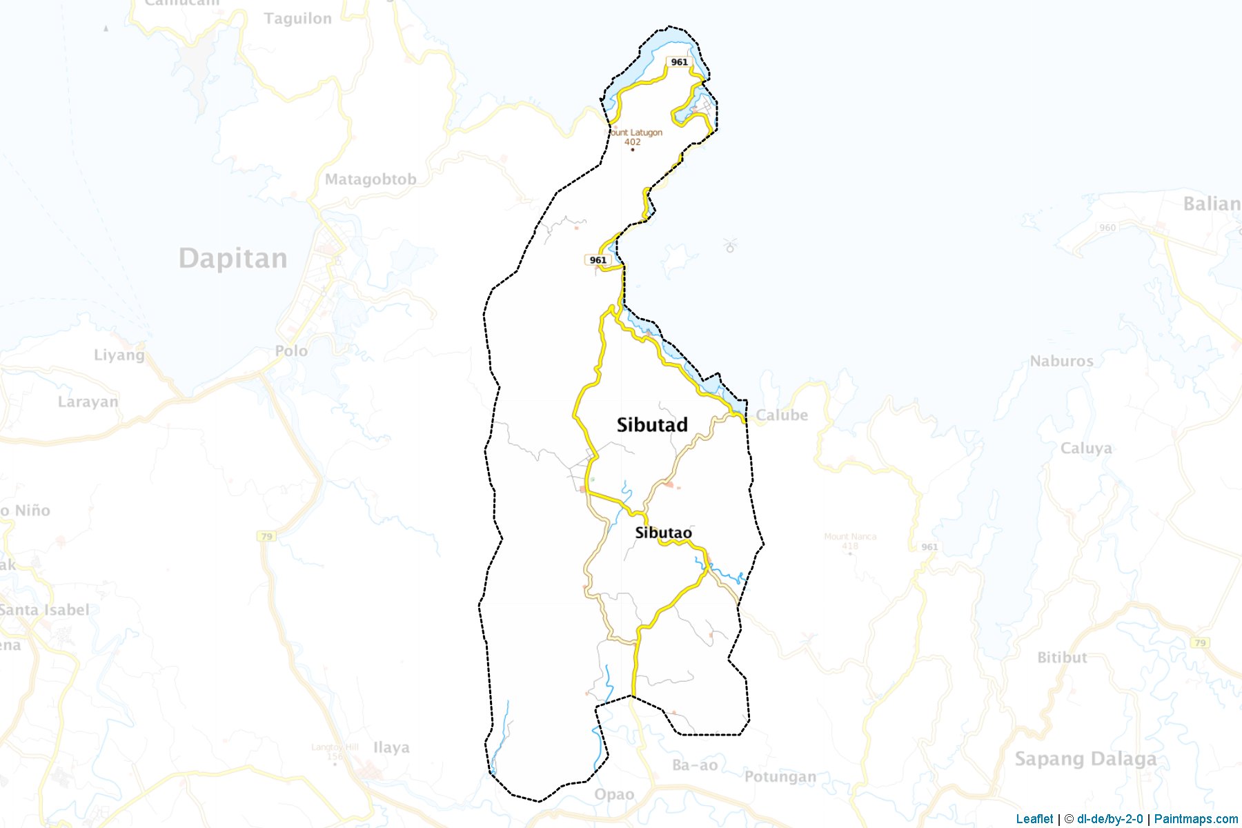 Sibutad (Zamboanga del Norte) Map Cropping Samples-1