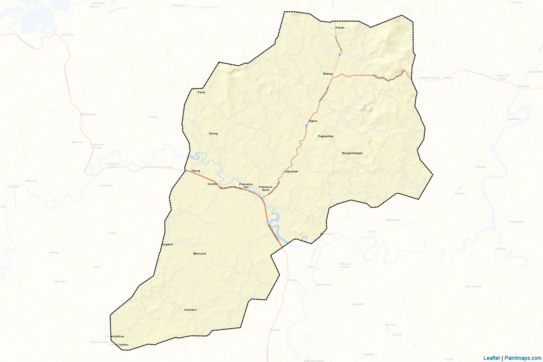 Muestras de recorte de mapas Sigma (Capiz)-2