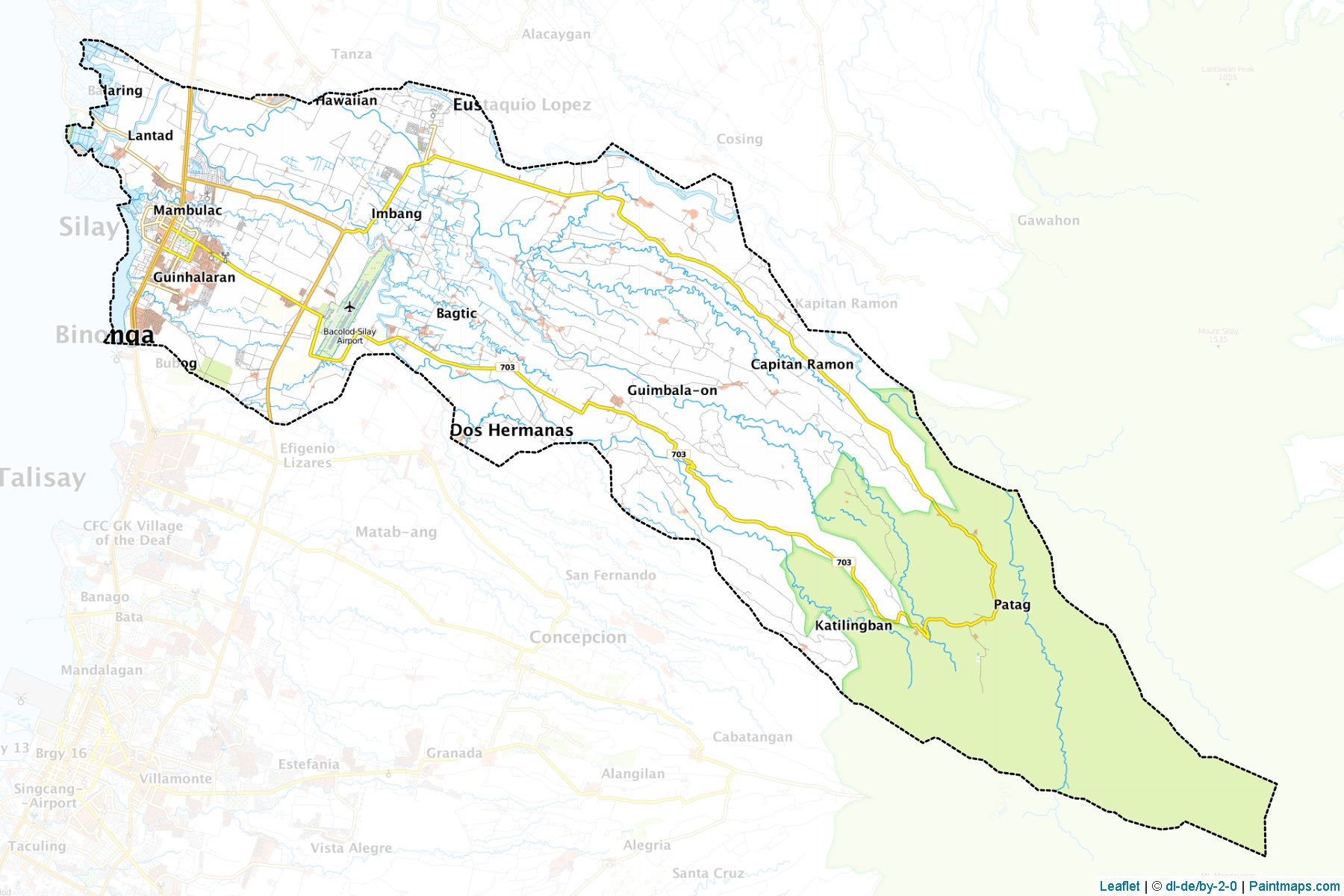 Silay City (Negros Occidental) Map Cropping Samples-1