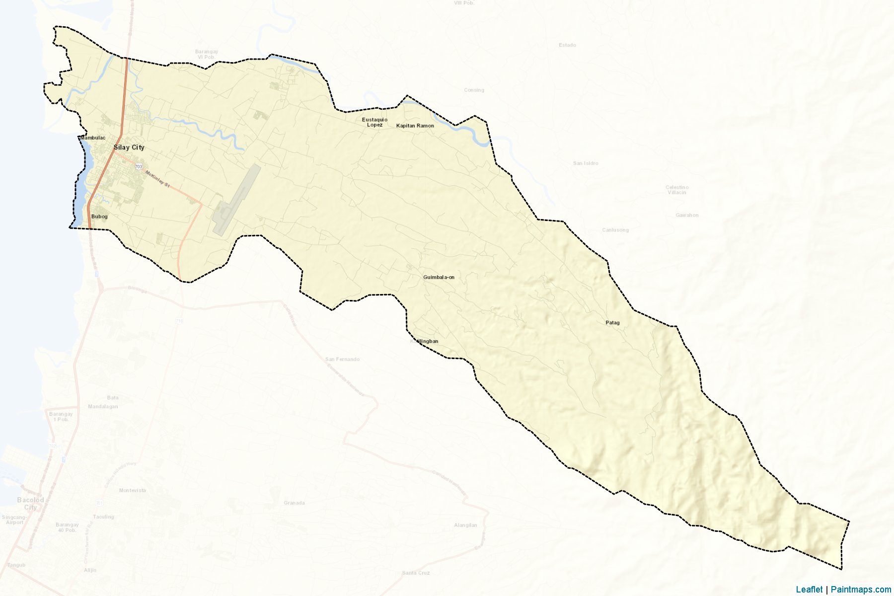 Silay City (Negros Occidental) Map Cropping Samples-2