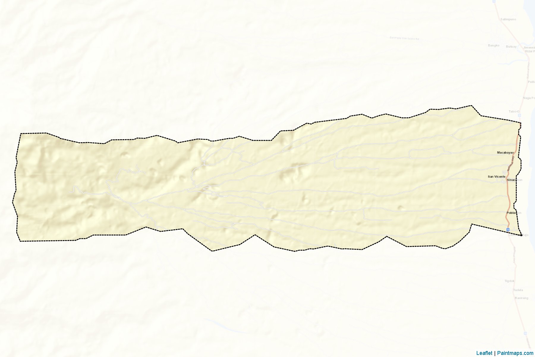 Sinacaban (Misamis Occidental) Map Cropping Samples-2