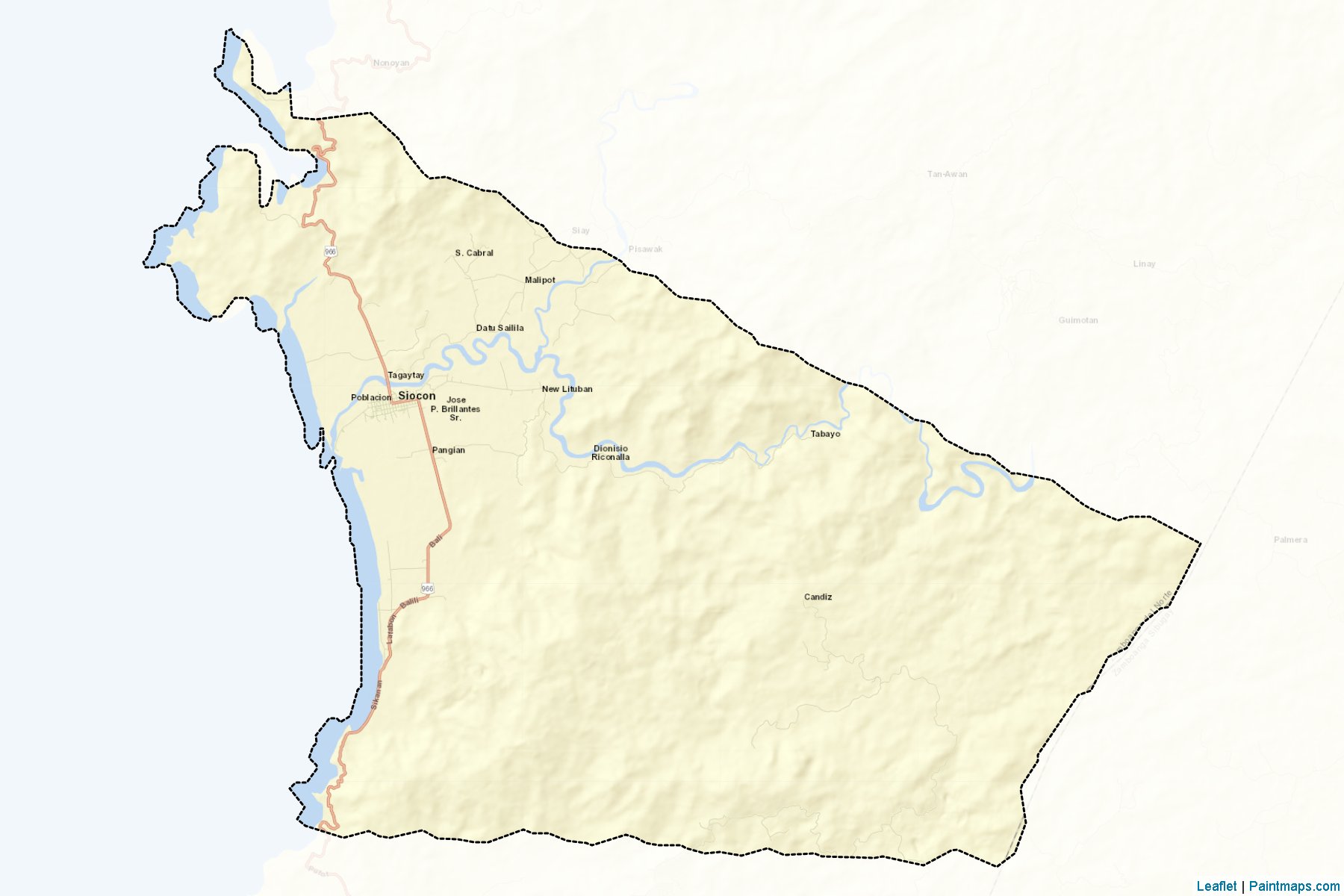 Siocon (Zamboanga del Norte) Map Cropping Samples-2