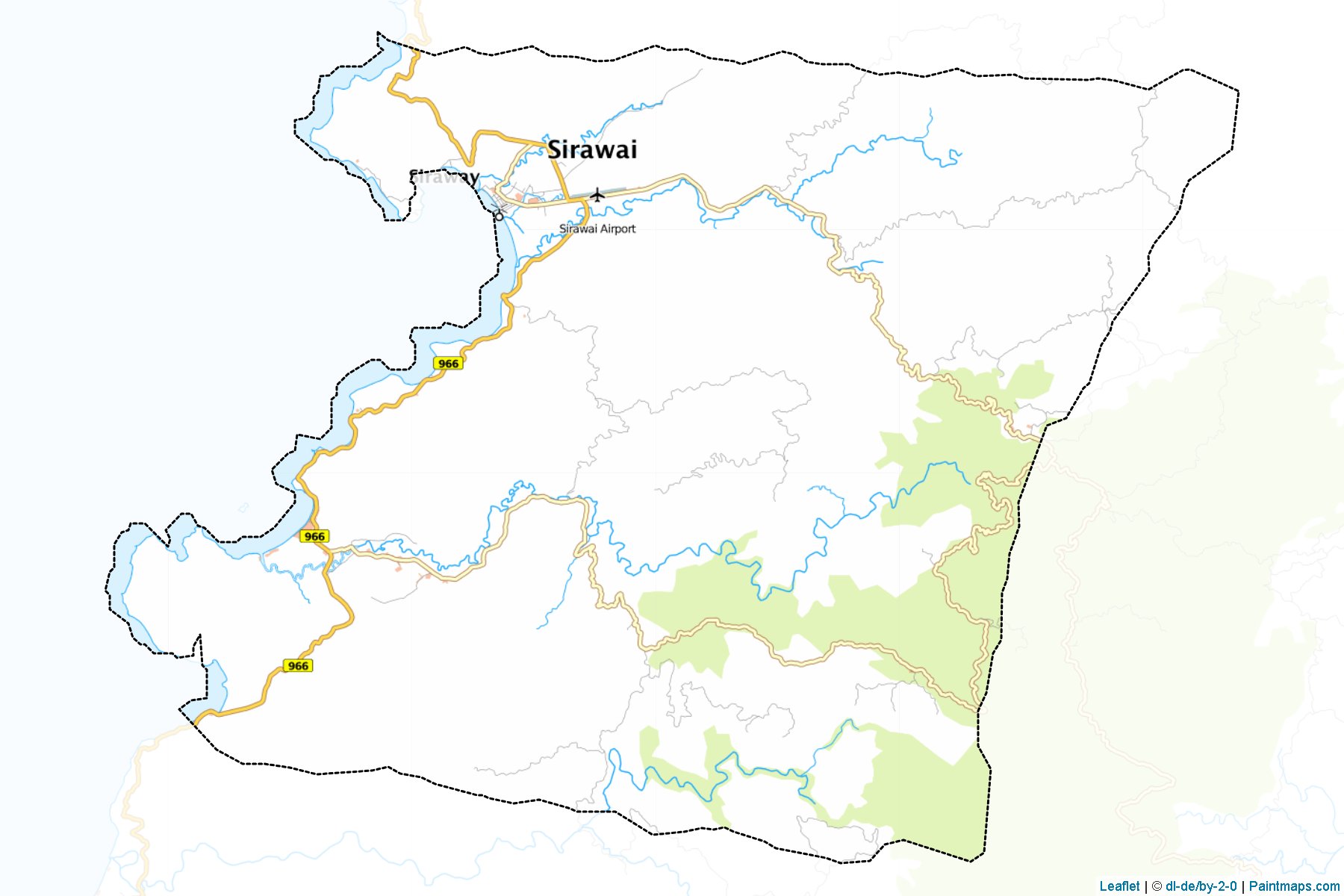 Muestras de recorte de mapas Siraway (Zamboanga del Norte)-1