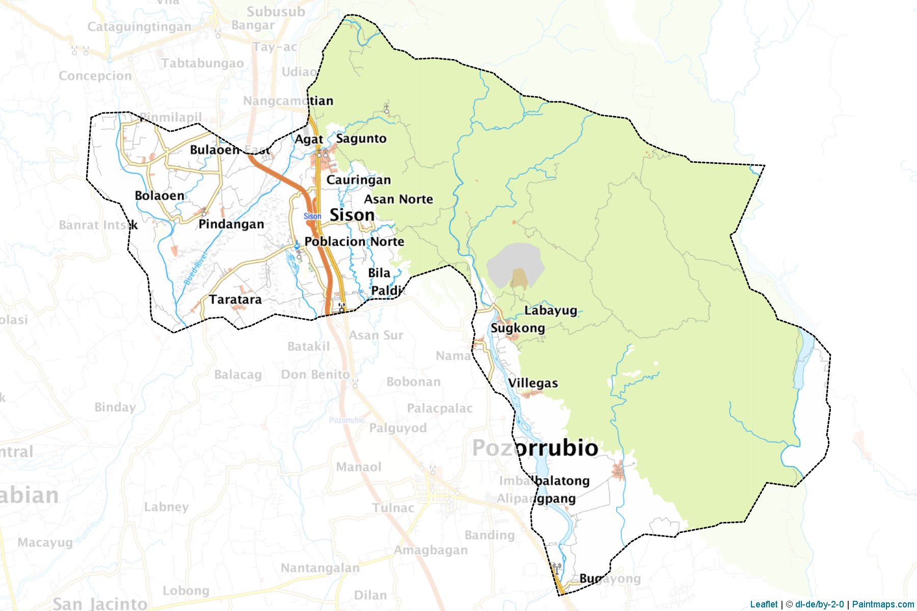 Sison (Pangasinan) Map Cropping Samples-1