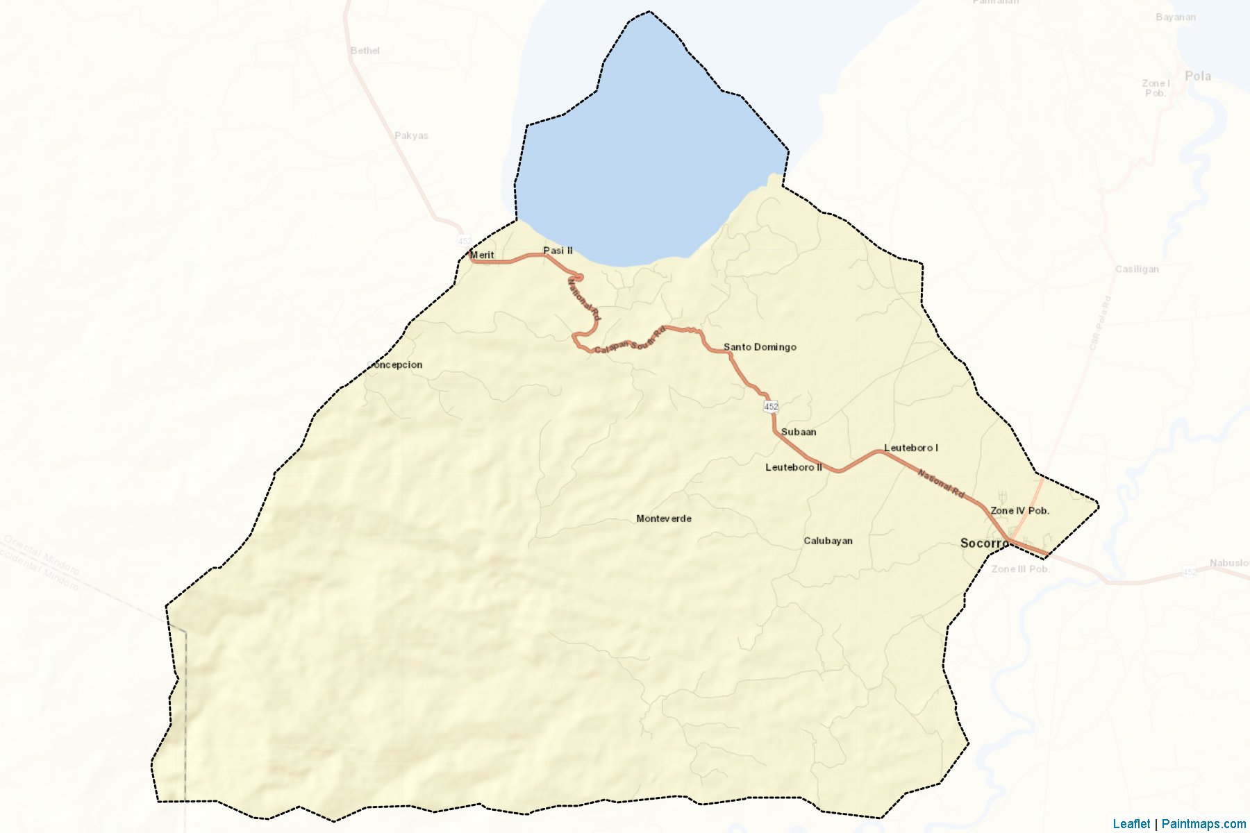 Socorro (Mindoro Oriental) Map Cropping Samples-2