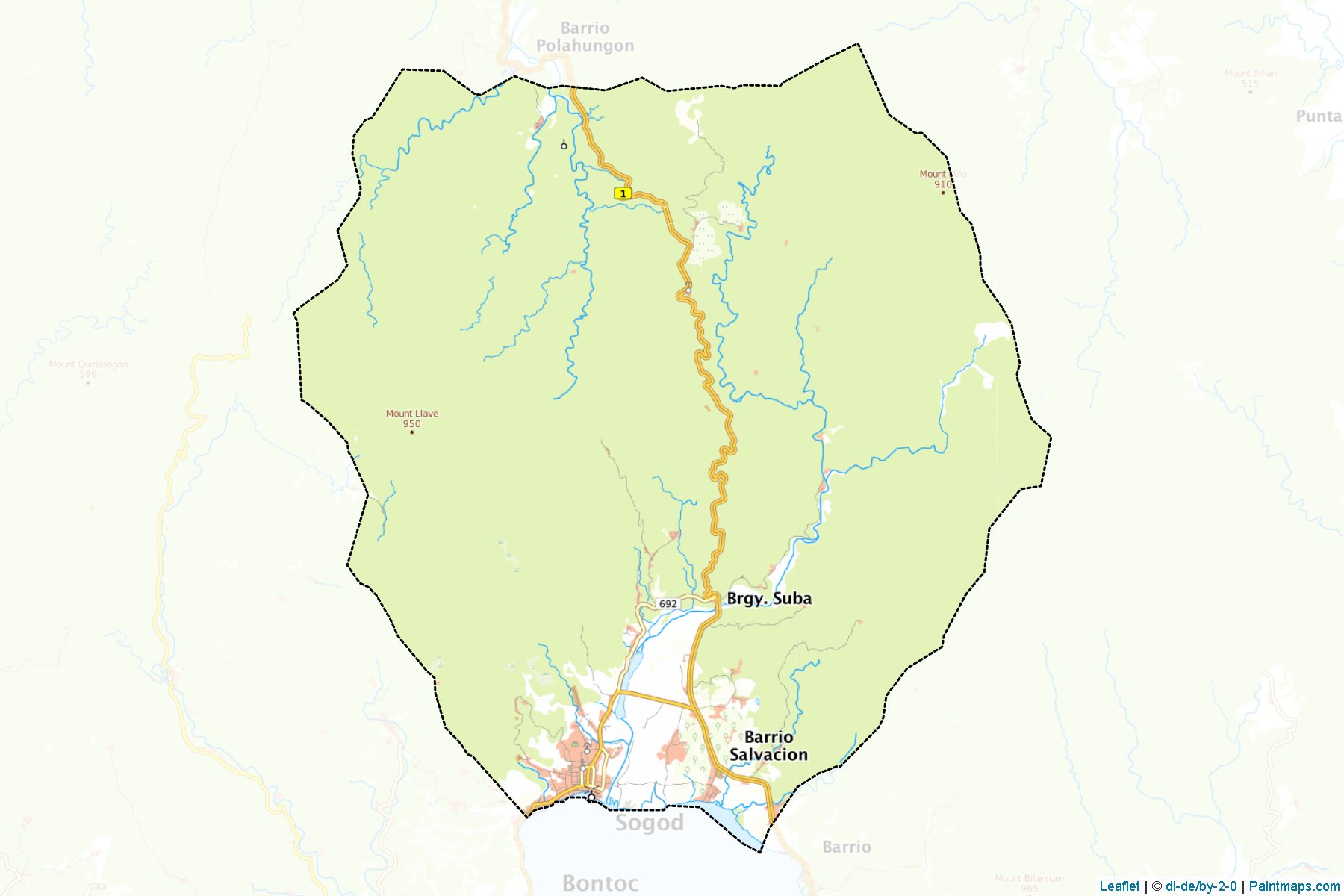 Sogod (Güney Leyte) Haritası Örnekleri-1