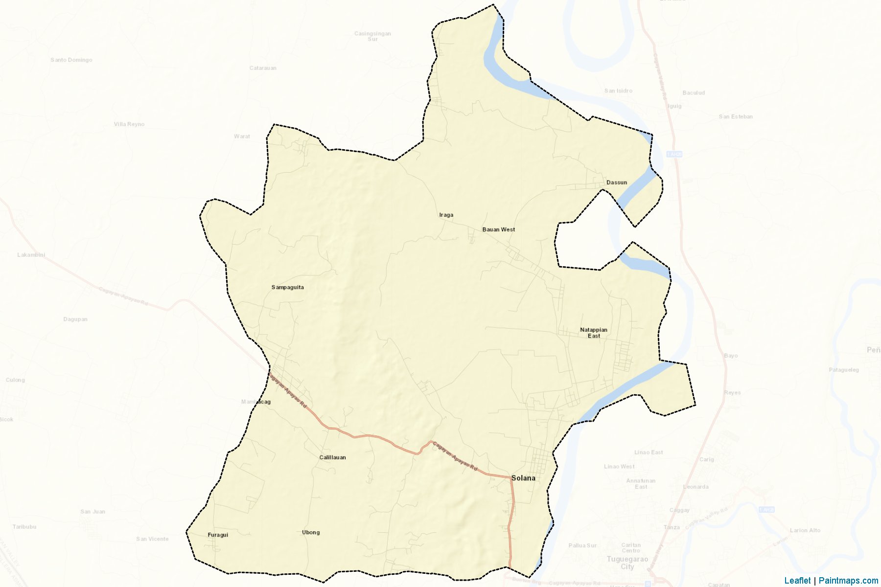 Muestras de recorte de mapas Solana (Cagayan)-2