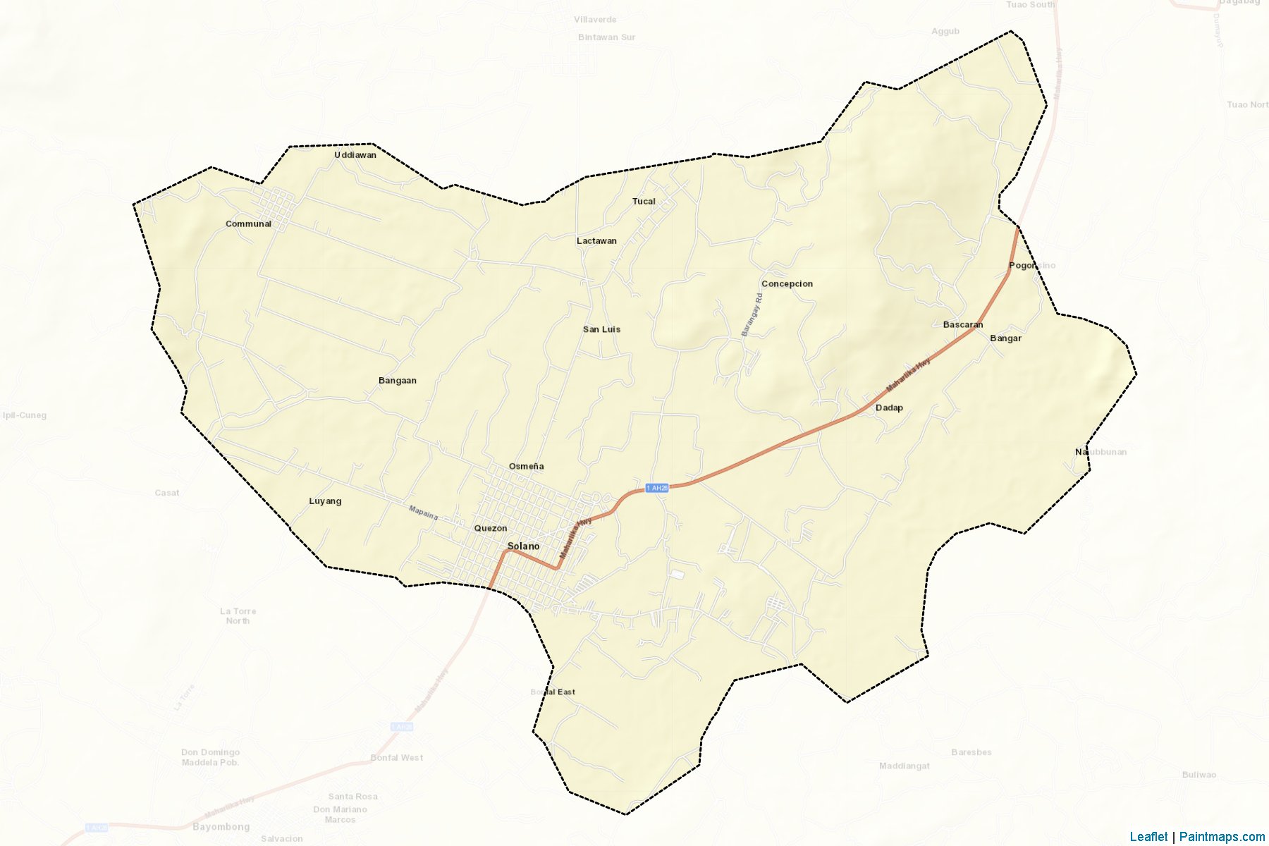 Solano (Nueva Vizcaya) Haritası Örnekleri-2