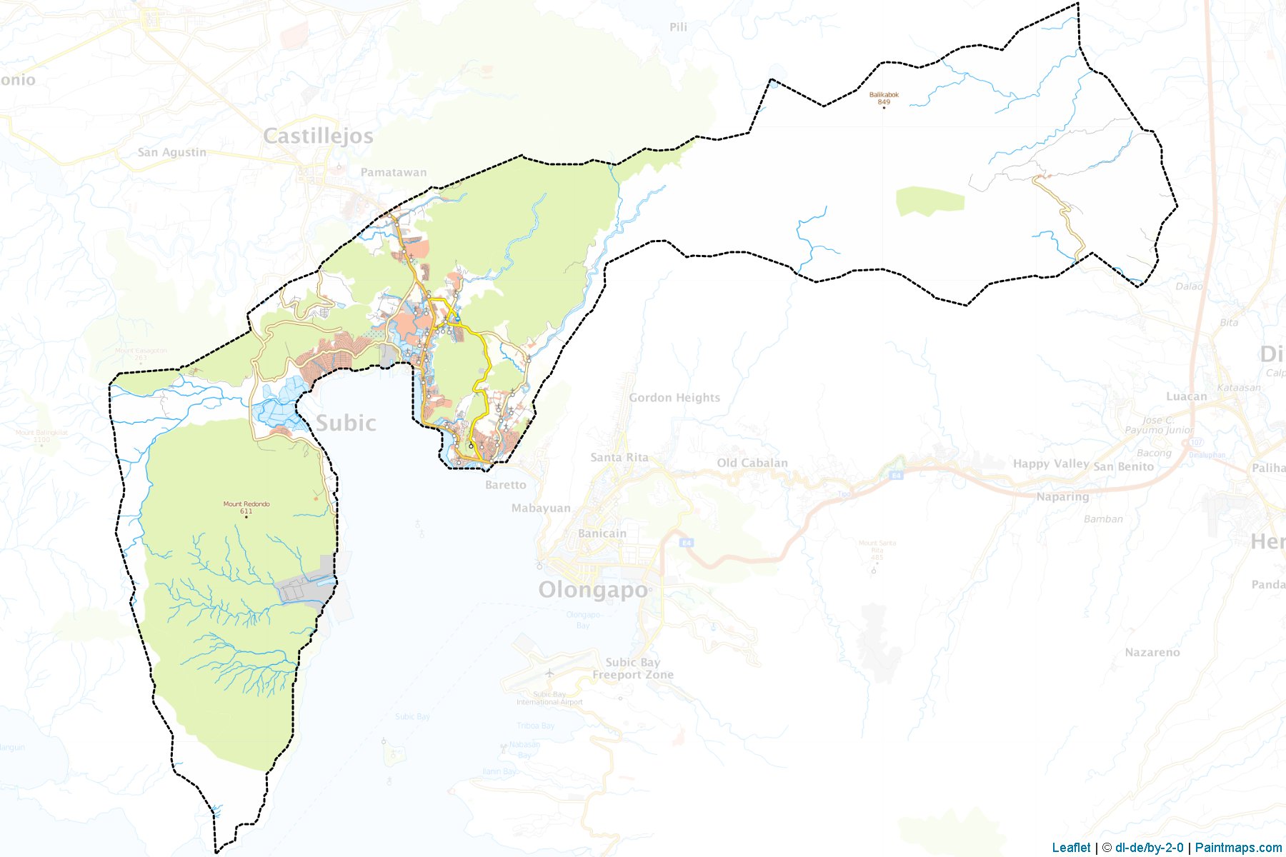 Subic (Central Luzon) Map Cropping Samples-1