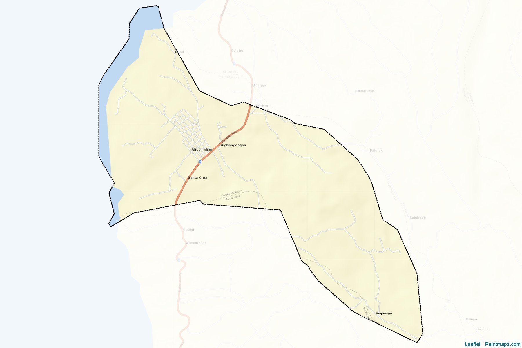 Sugbongcogon (Misamis Oriental) Map Cropping Samples-2