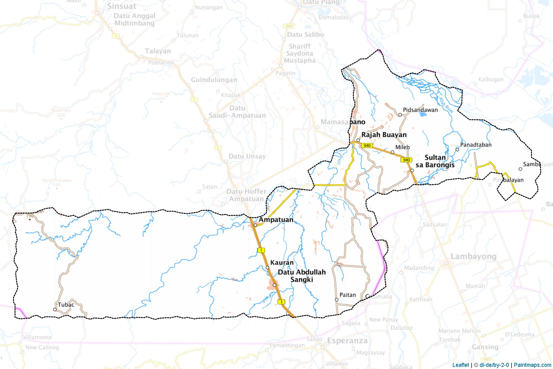 Sultan Sa Barongis (Maguindanao) Map Cropping Samples-1