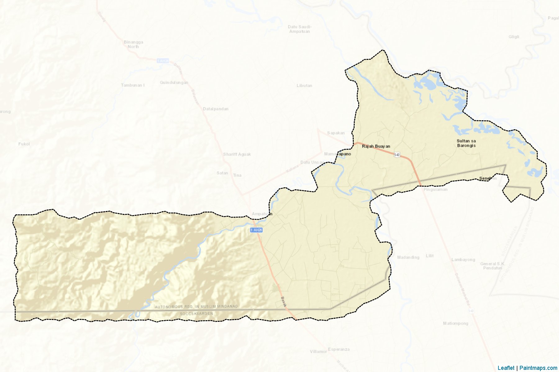 Sultan Sa Barongis (Maguindanao) Map Cropping Samples-2