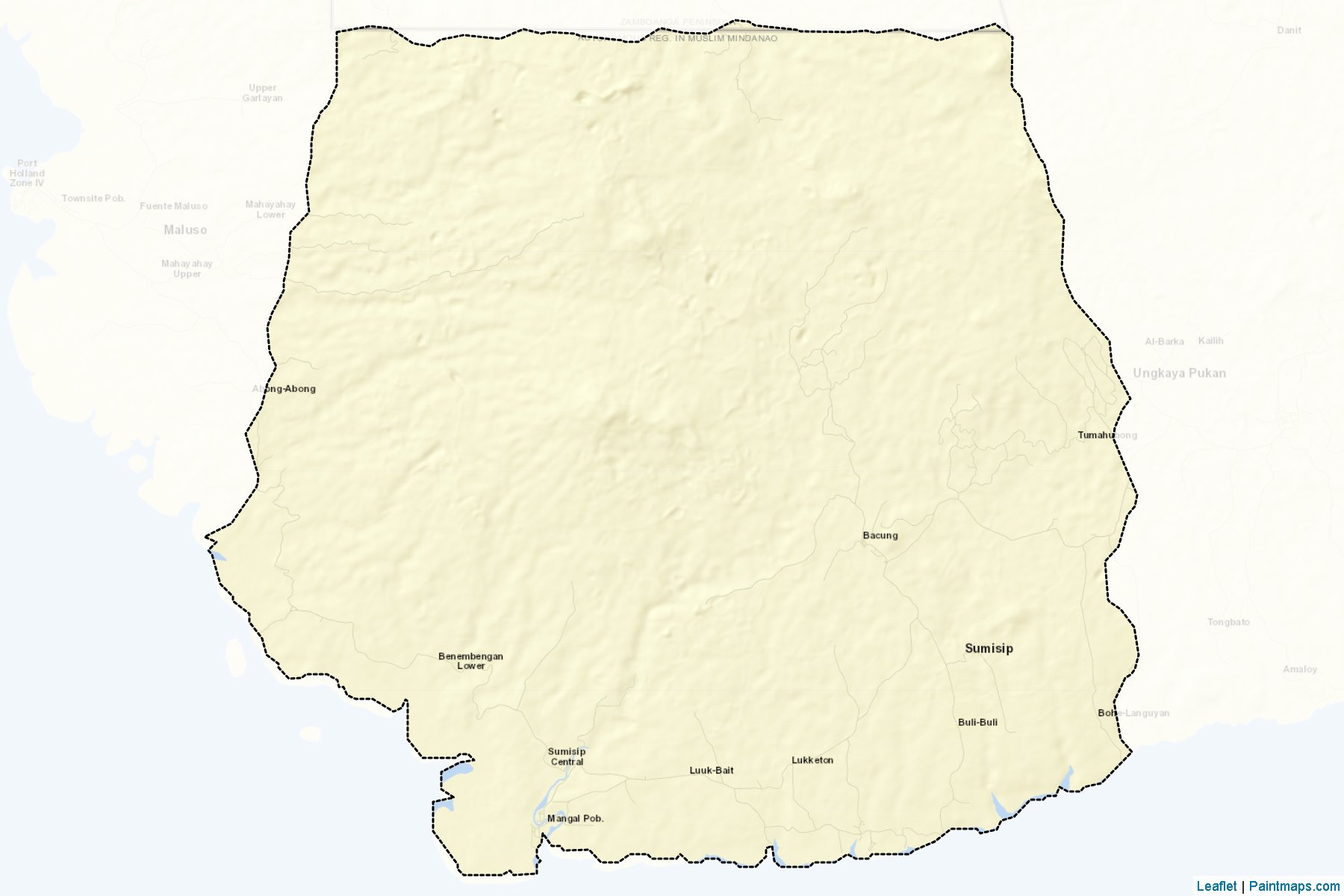 Sumisip (Basilan) Map Cropping Samples-2