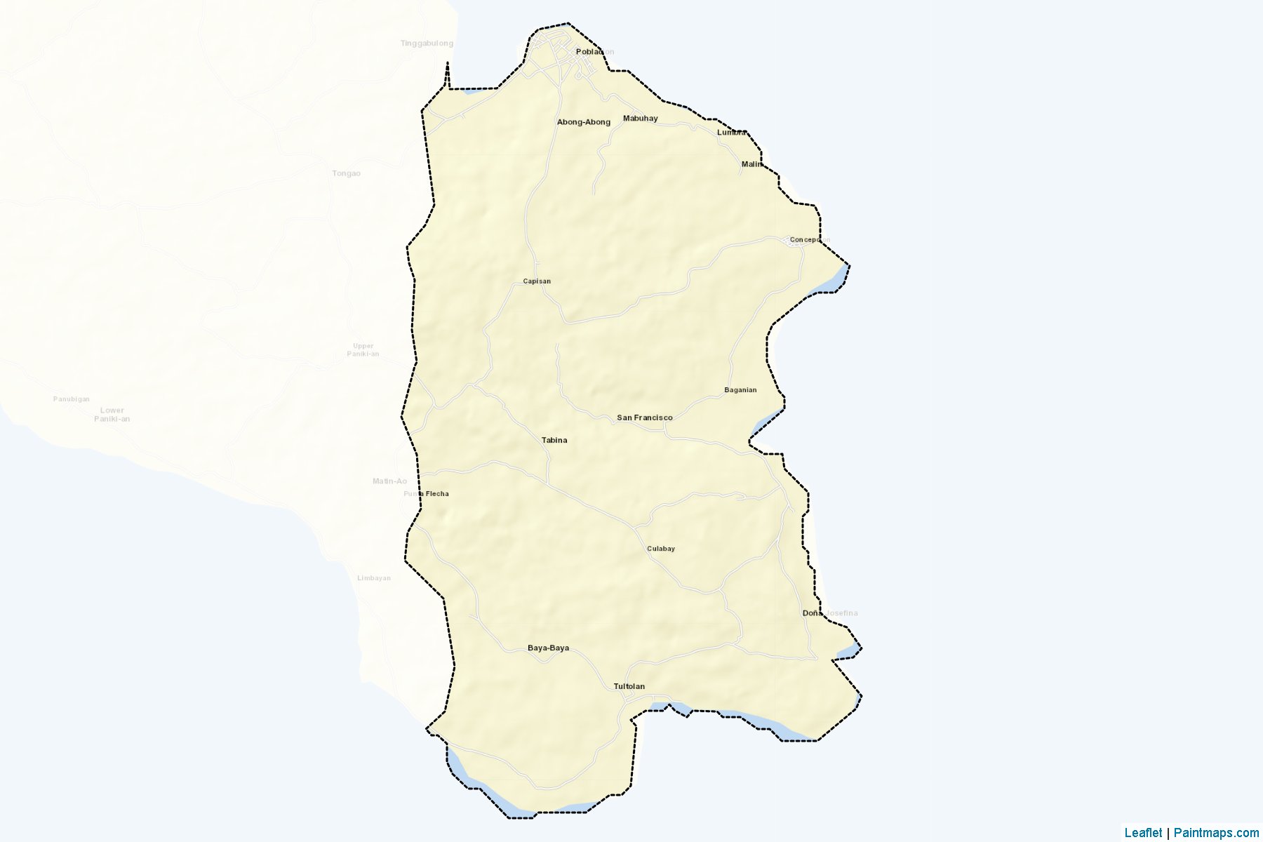 Tabina (Zamboanga del Sur) Map Cropping Samples-2