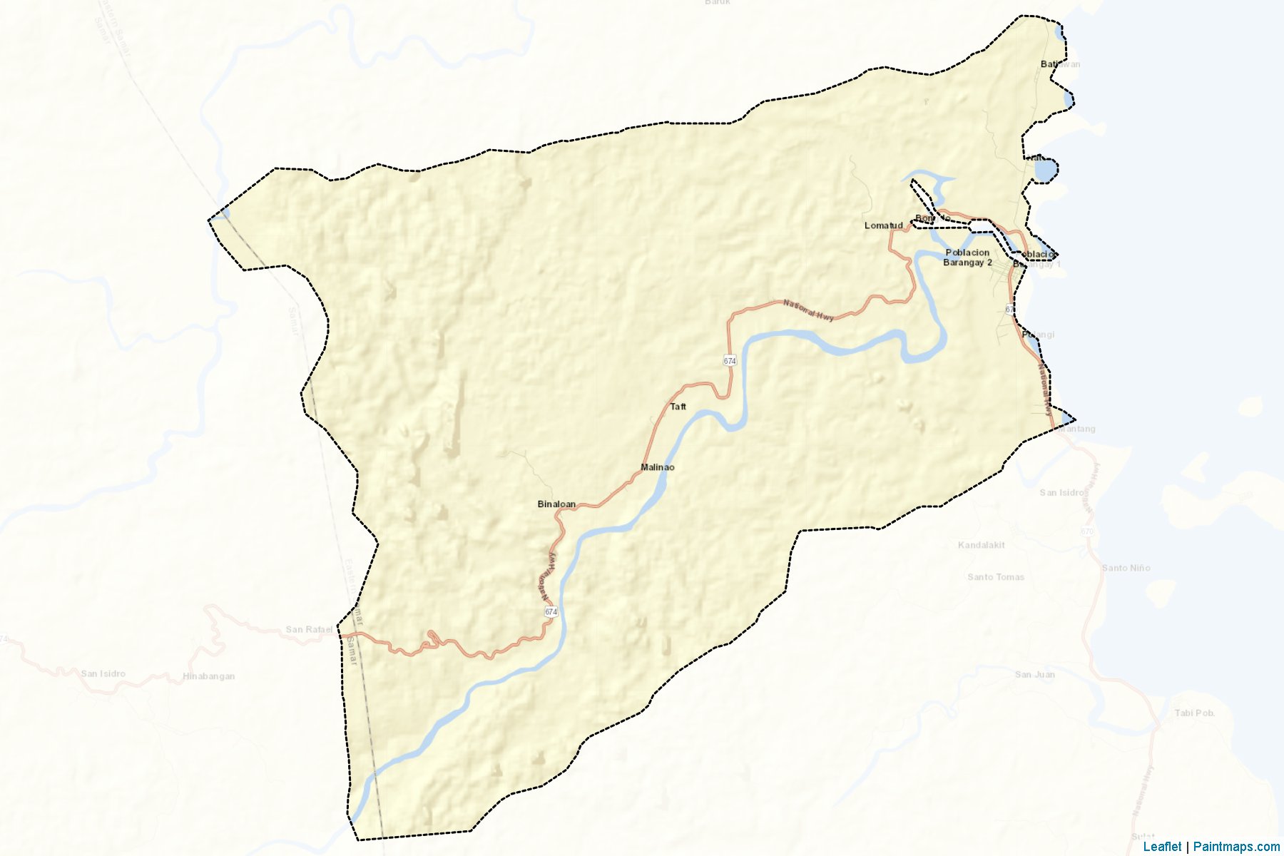 Taft (Eastern Samar) Map Cropping Samples-2