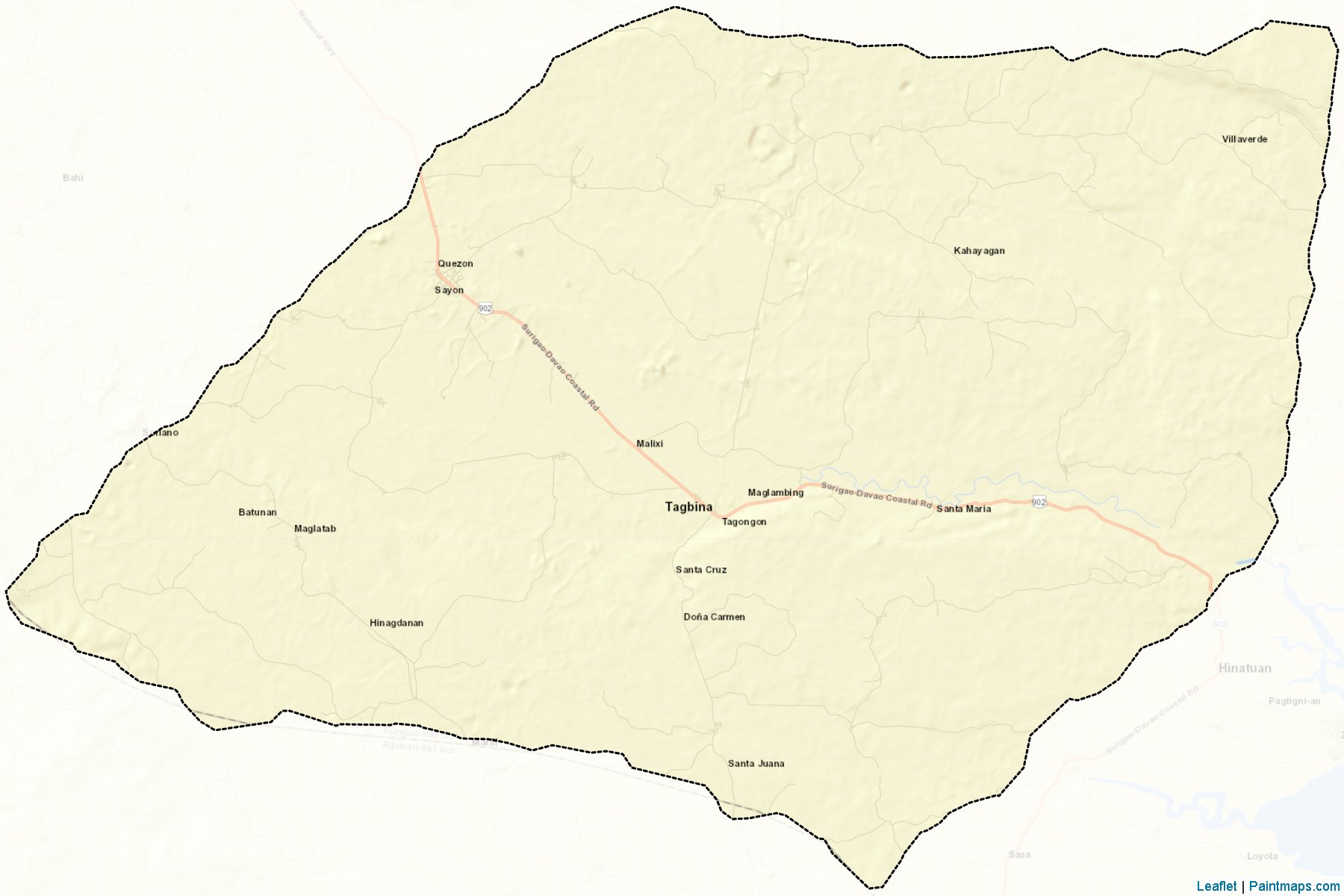 Tagbina (Surigao del Sur) Map Cropping Samples-2