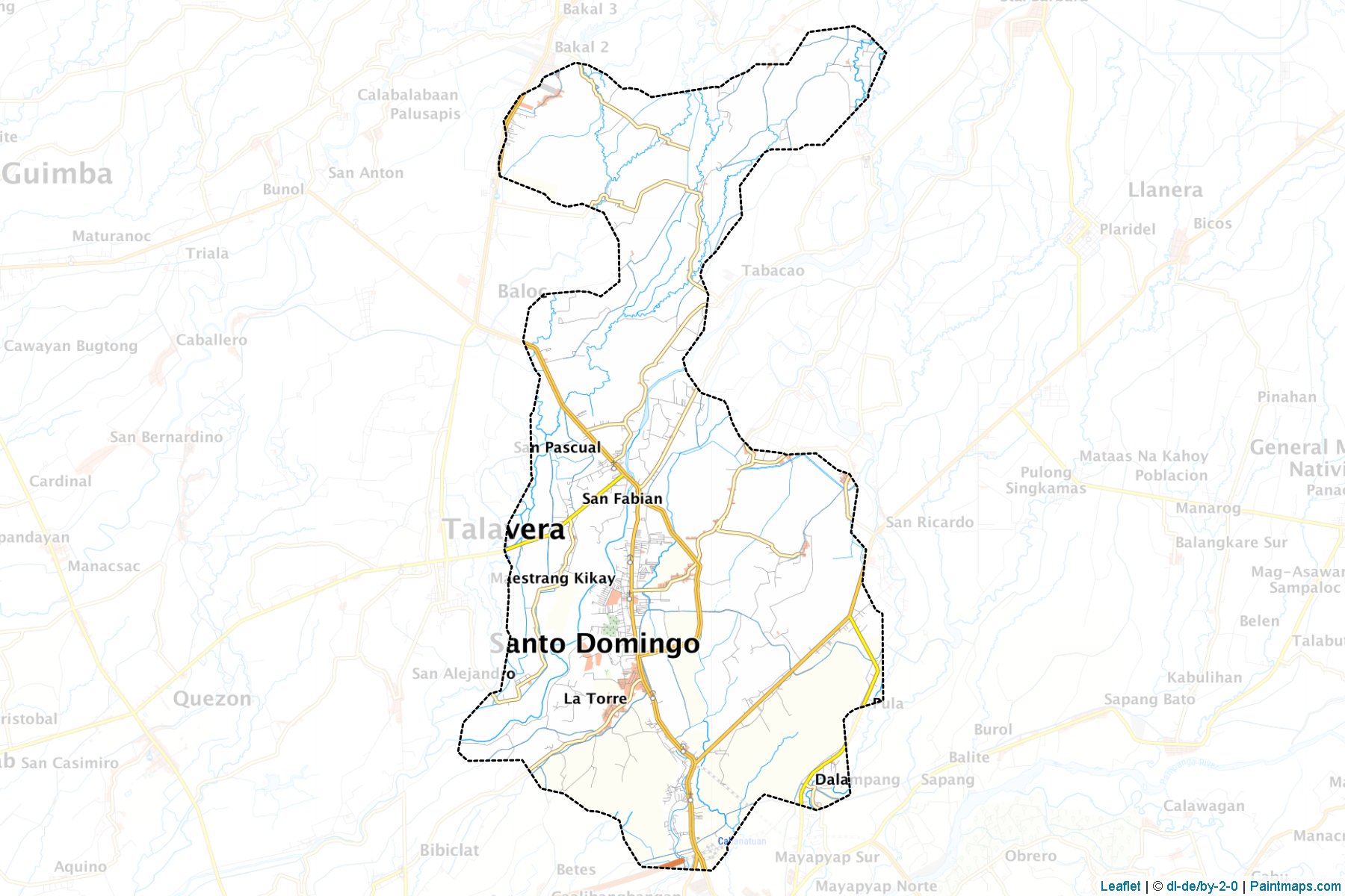 Talavera (Nueva Ecija) Map Cropping Samples-1