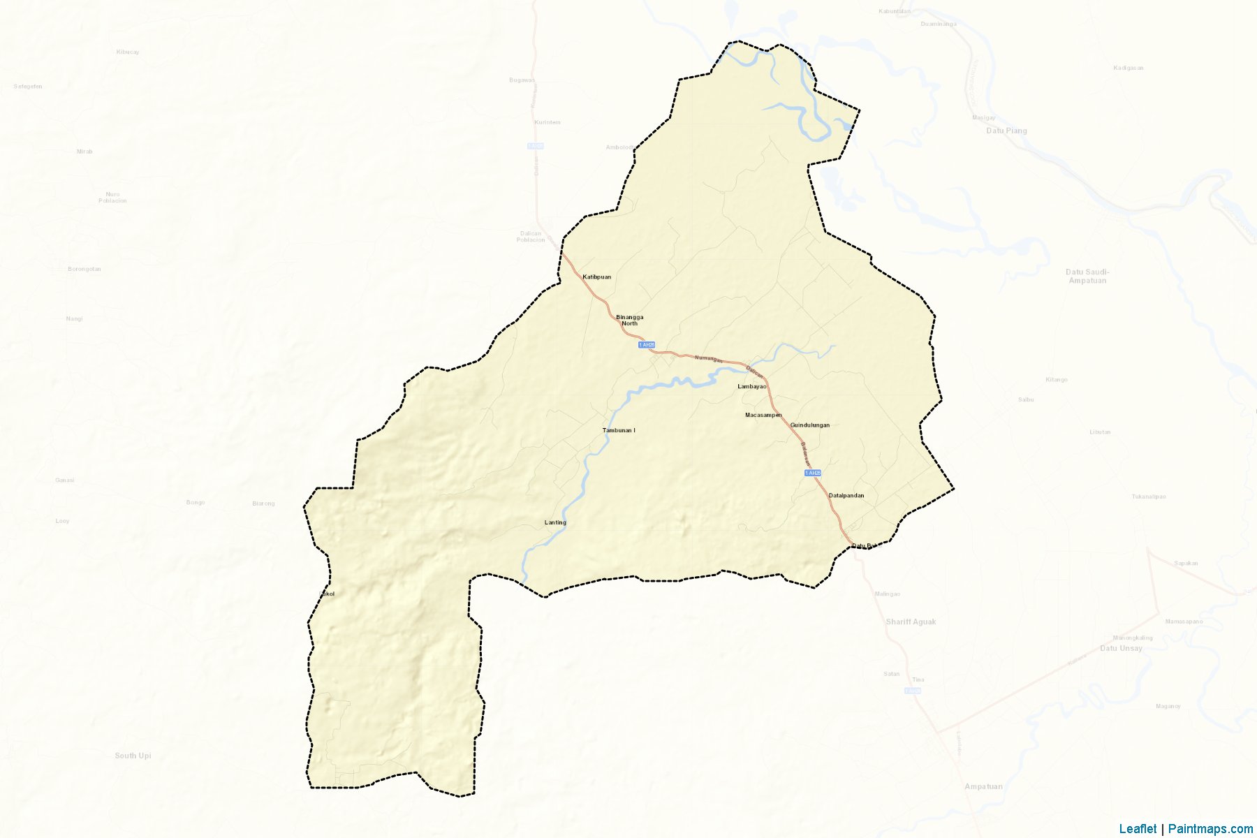 Muestras de recorte de mapas Talayan (Maguindanao)-2