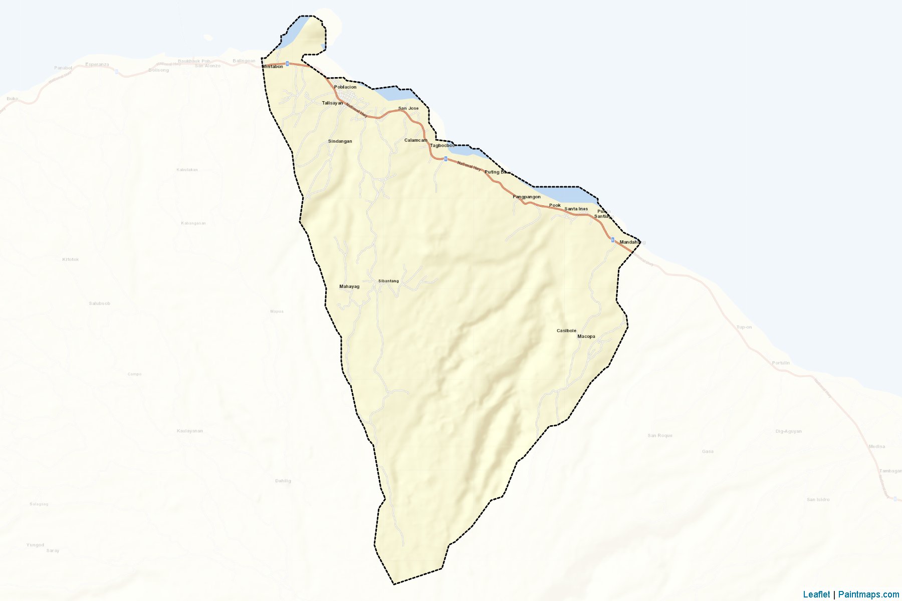 Talisayan (Misamis Oriental) Map Cropping Samples-2