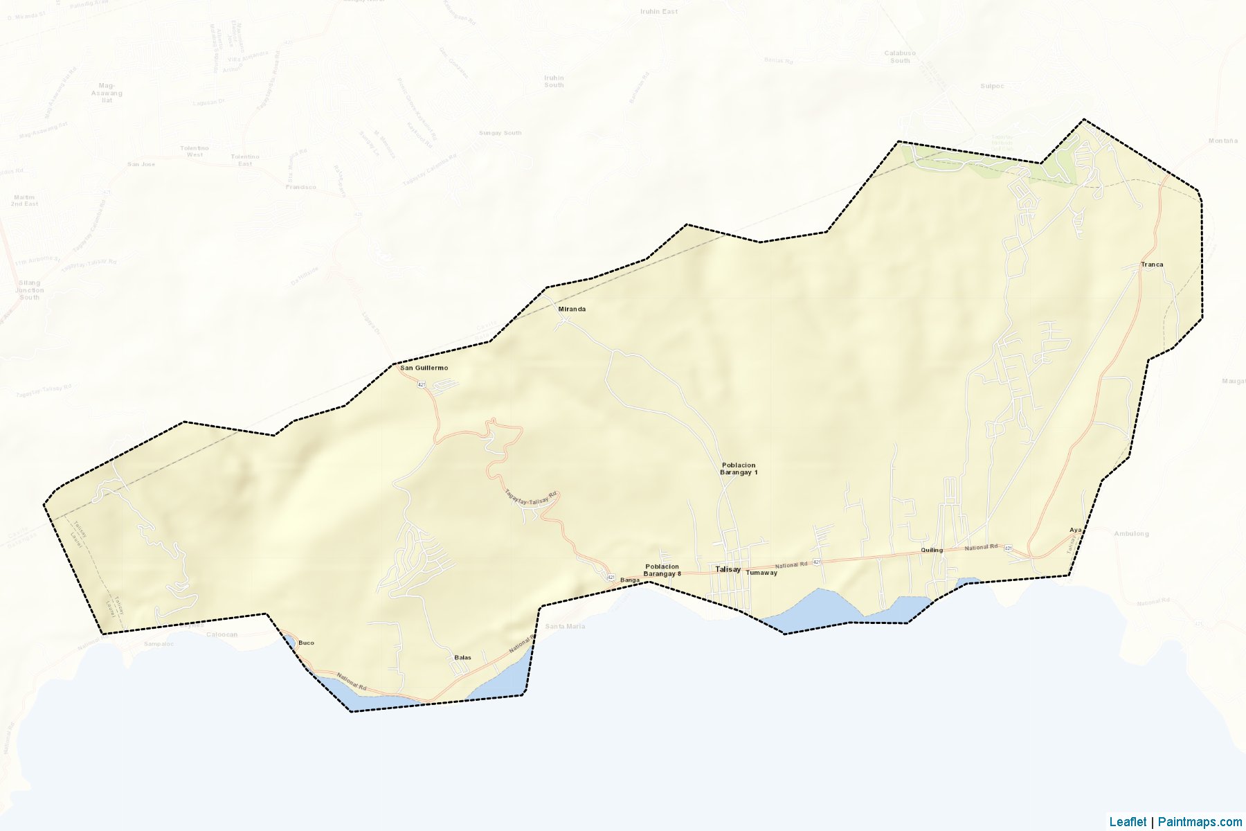 Talisay (Batangas) Map Cropping Samples-2