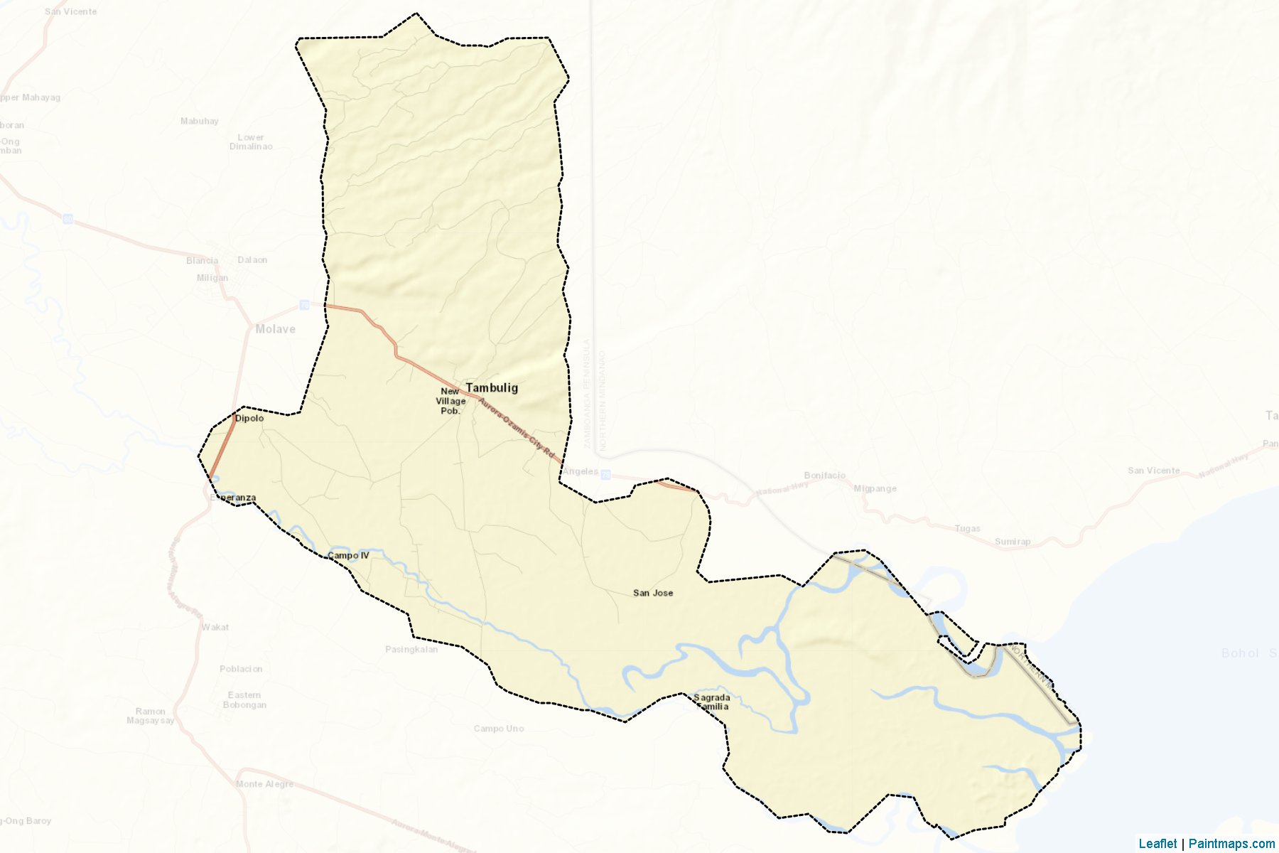 Tambulig (Zamboanga del Sur) Map Cropping Samples-2