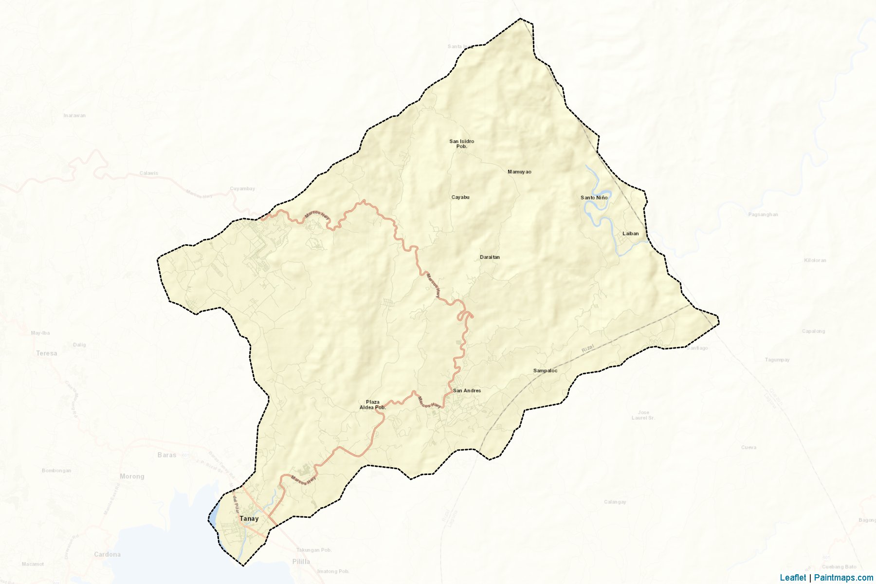 Tanay (Rizal) Map Cropping Samples-2