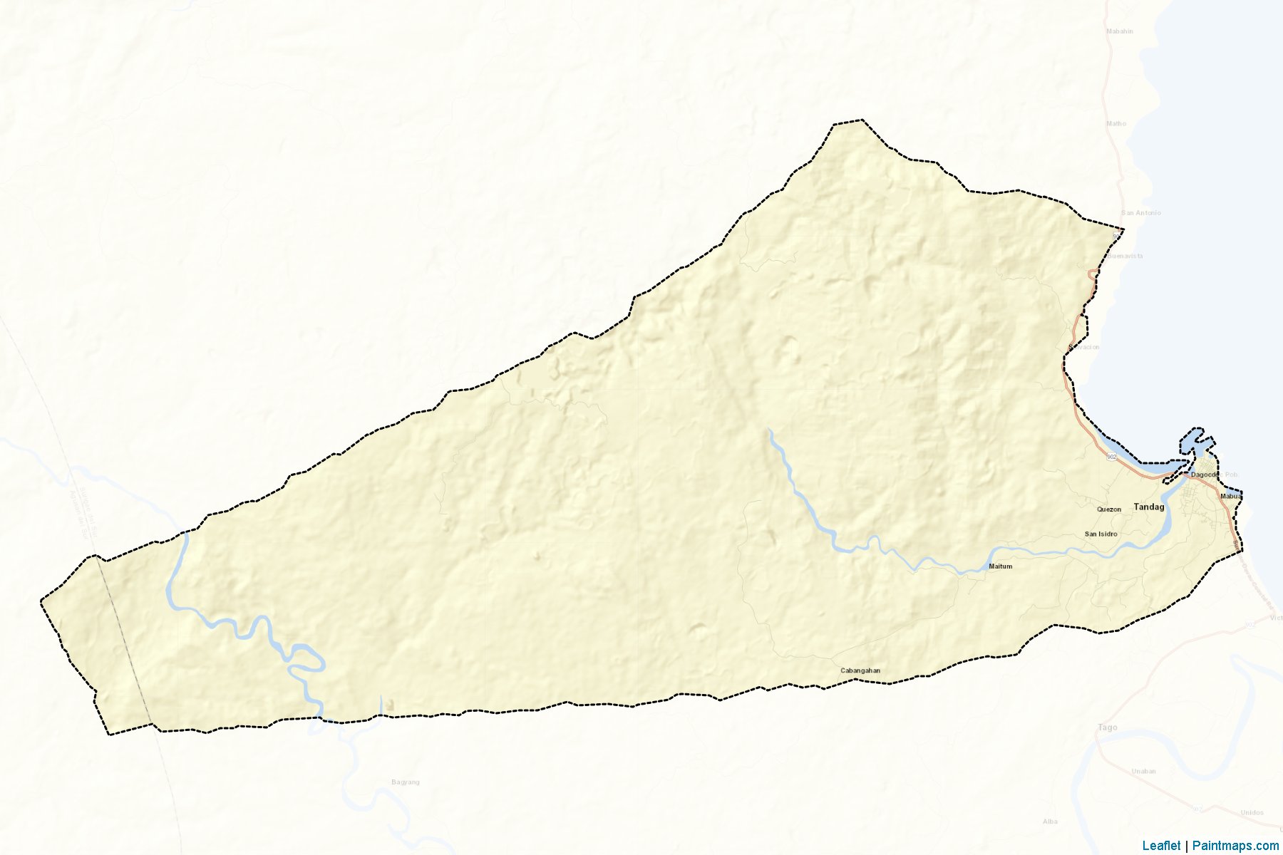 Tandag (Surigao del Sur) Map Cropping Samples-2