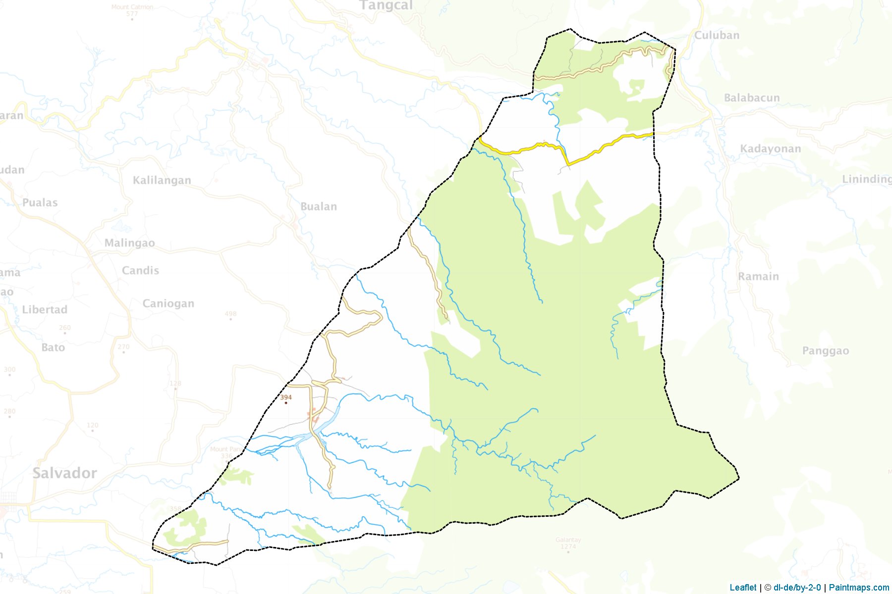 Tangkal (Lanao del Norte) Haritası Örnekleri-1