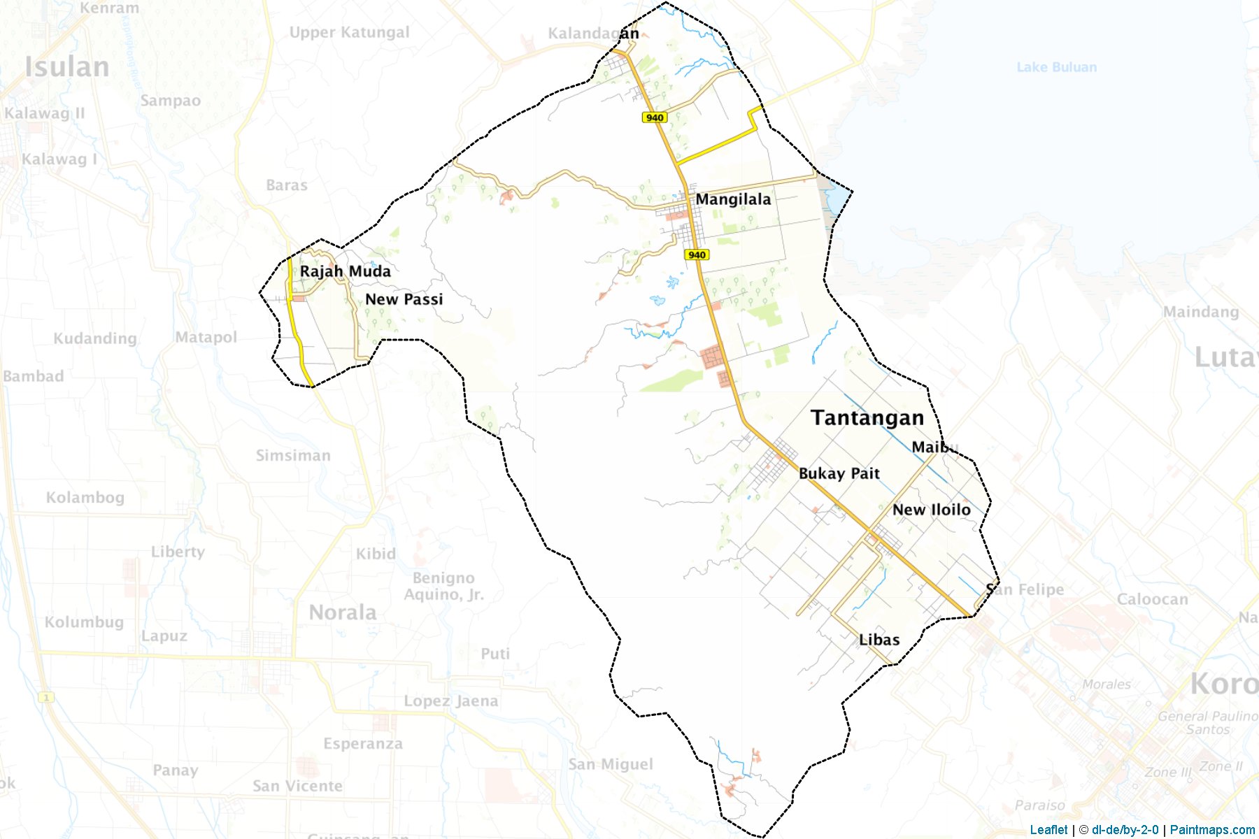 Muestras de recorte de mapas Tantangan (South Cotabato)-1