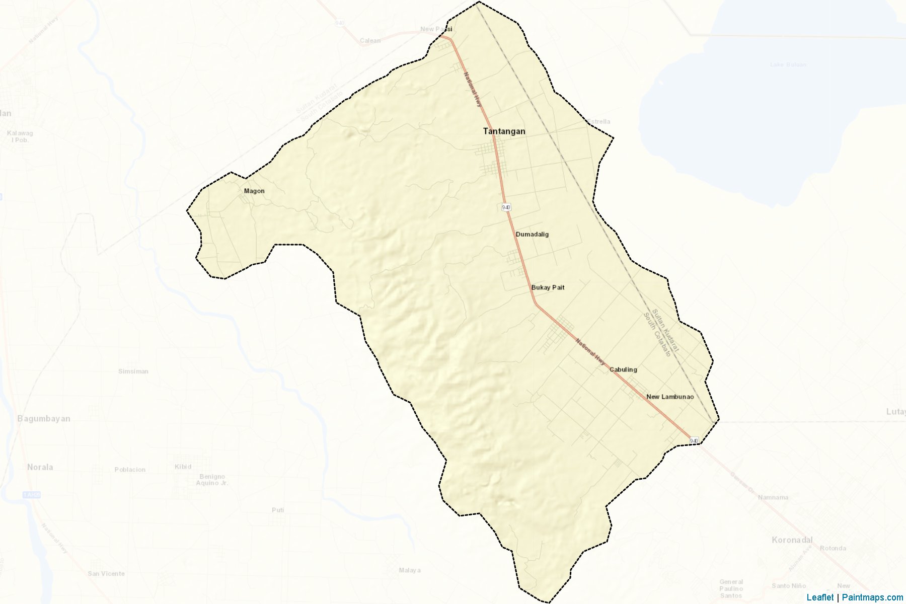 Tantangan (South Cotabato) Map Cropping Samples-2