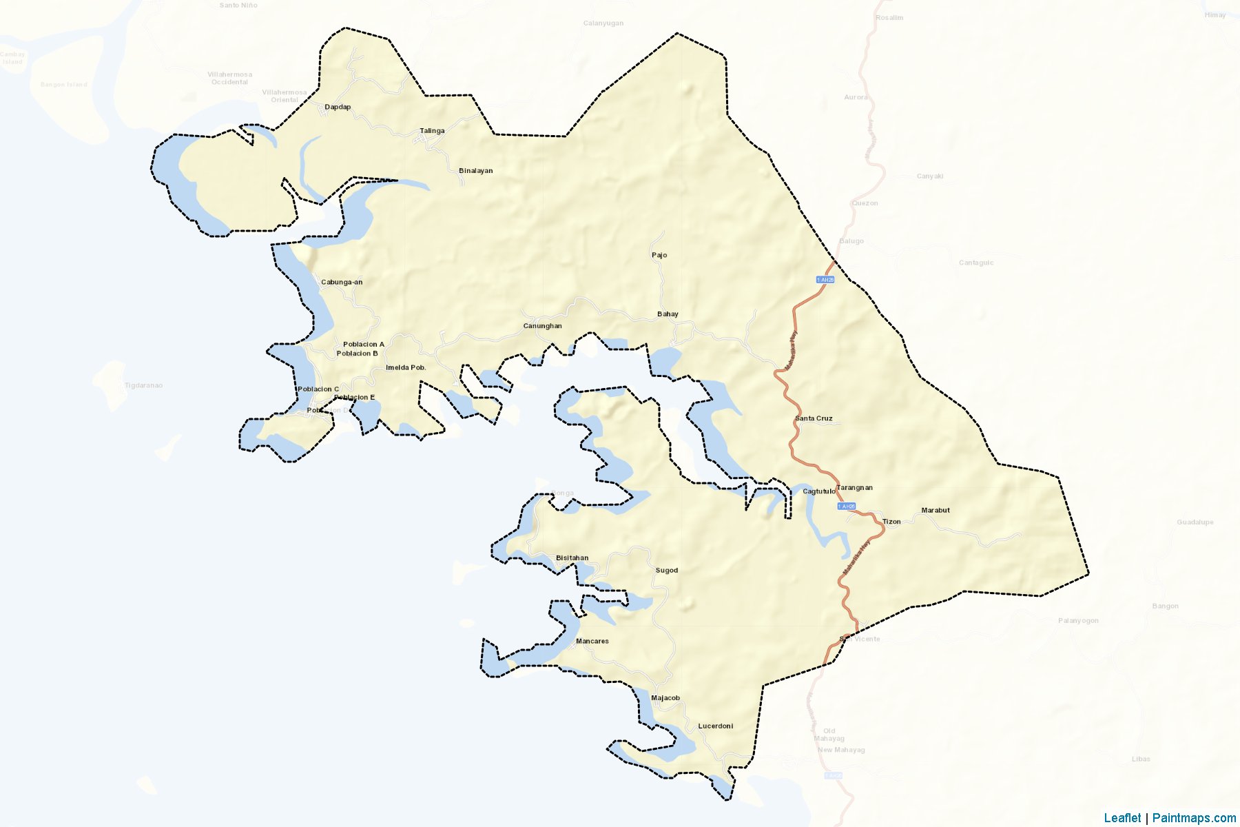 Tarangnan (Samar) Map Cropping Samples-2