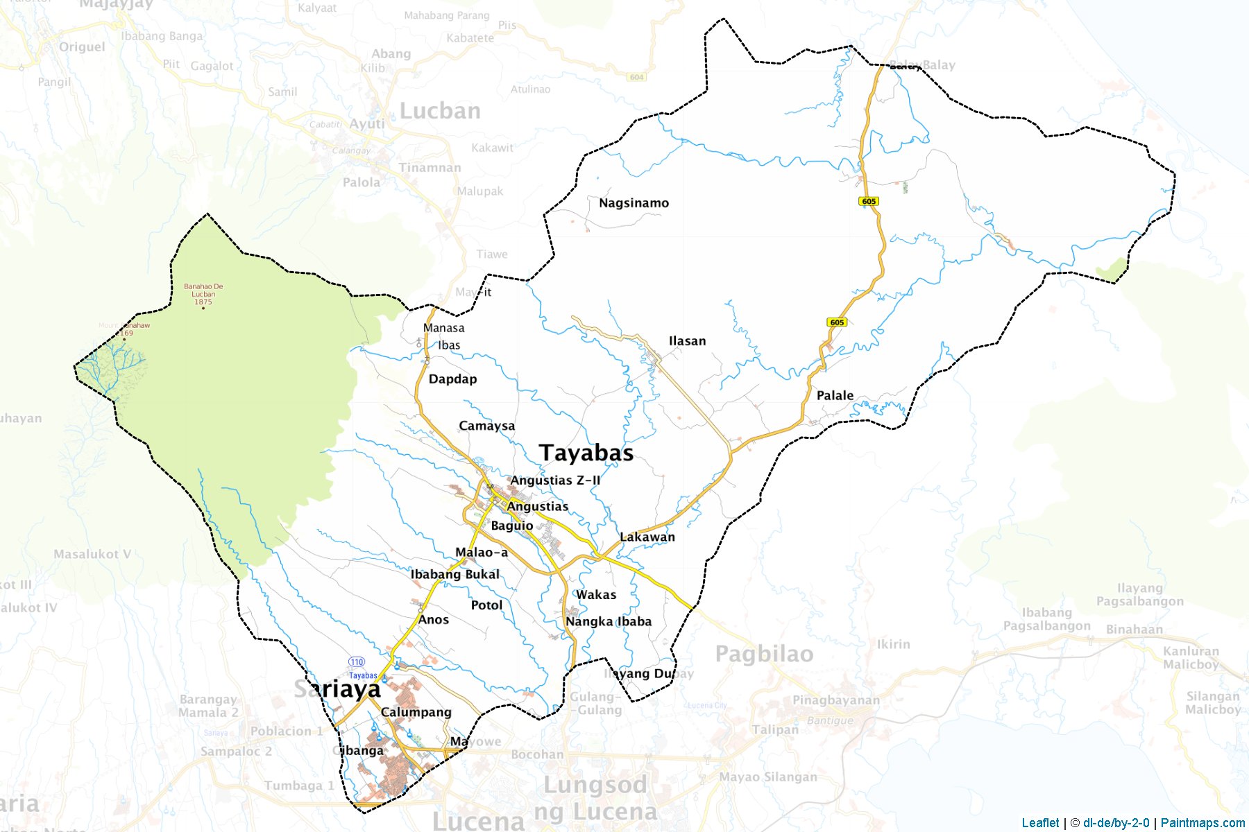 Tayabas (Quezon) Map Cropping Samples-1