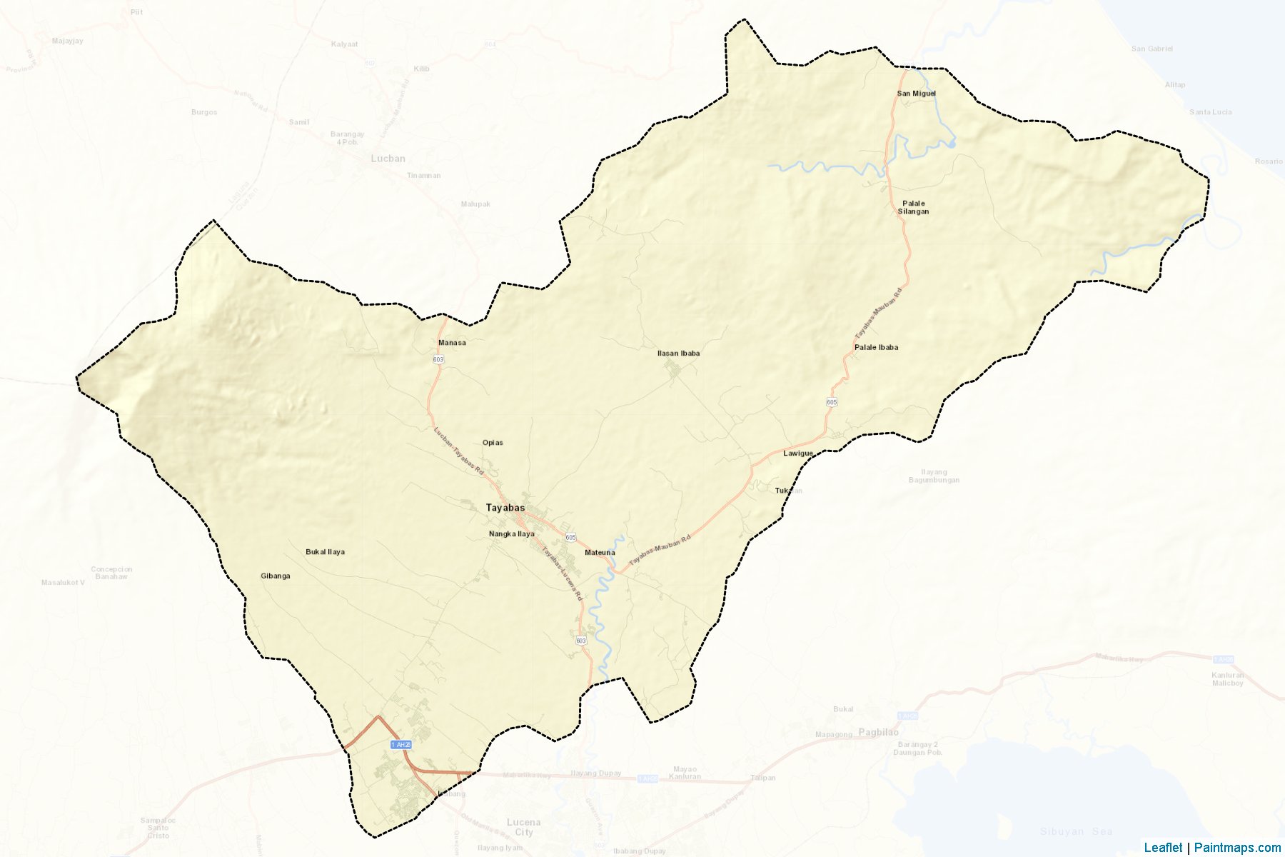 Tayabas (Quezon) Map Cropping Samples-2