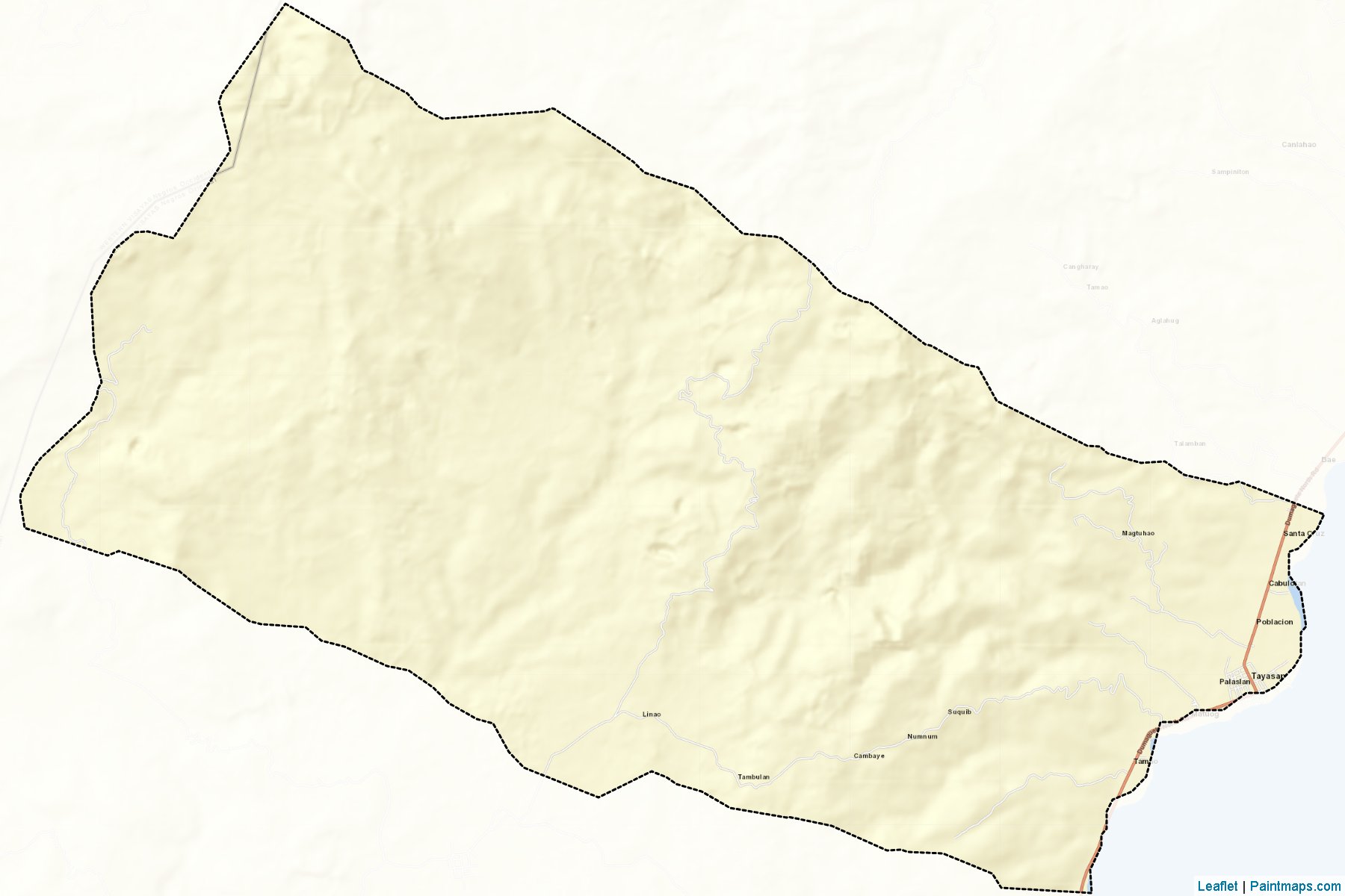 Tayasan (Negros Oriental) Map Cropping Samples-2