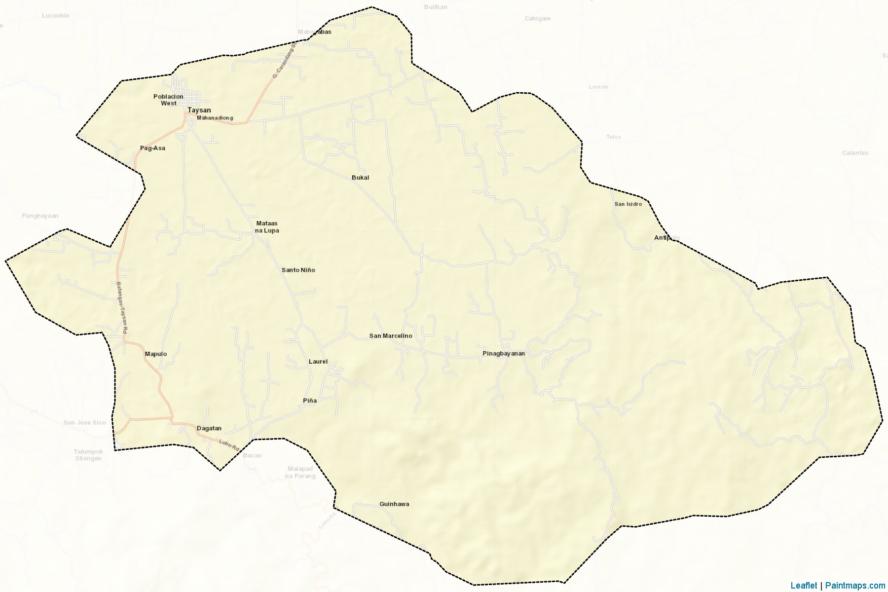 Taysan (Batangas) Map Cropping Samples-2