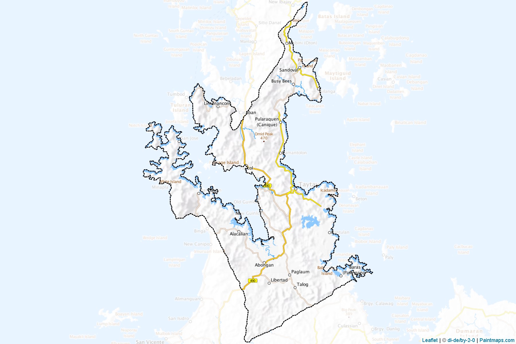 Taytay (Palawan) Map Cropping Samples-1