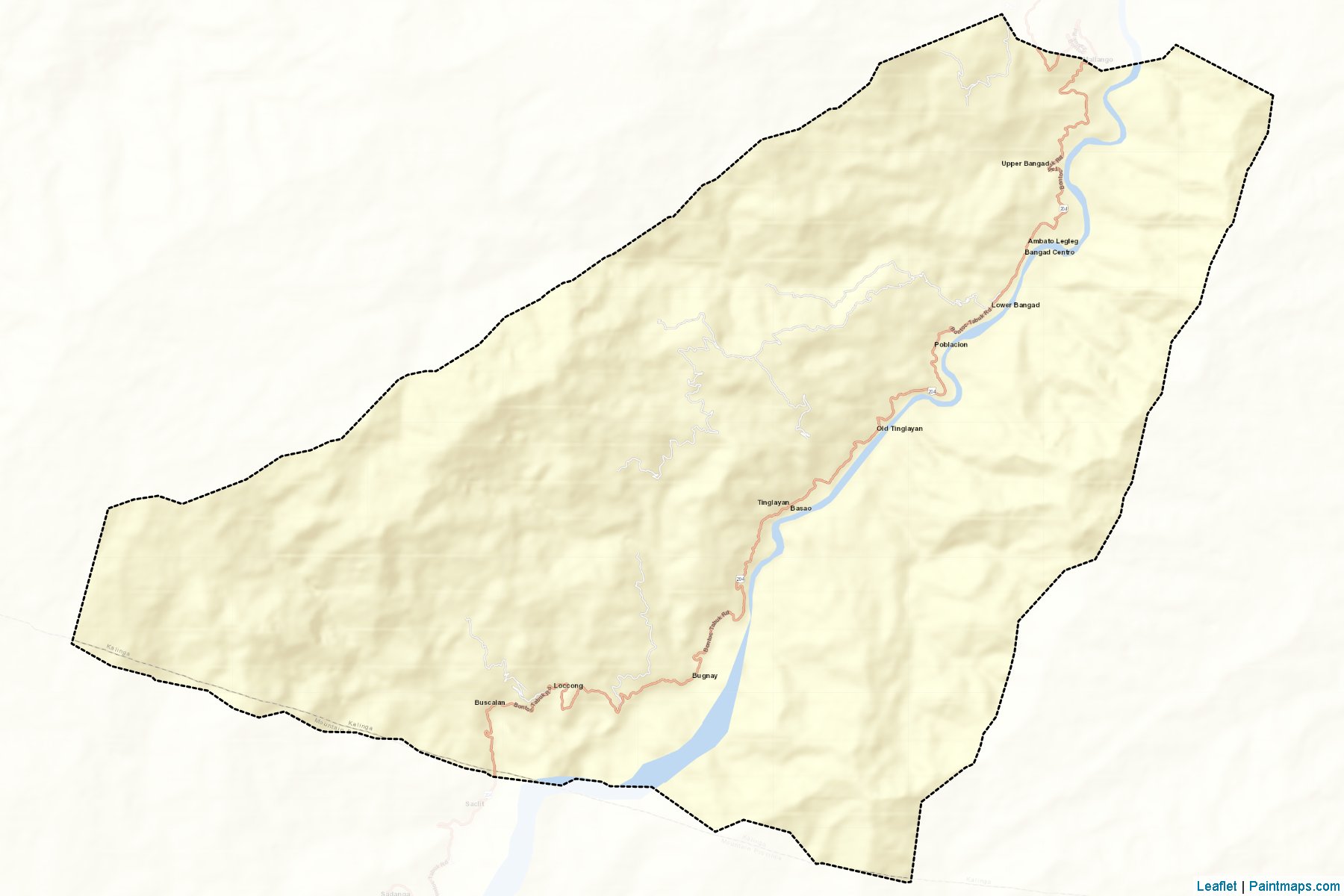 Tinglayan (Kalinga) Map Cropping Samples-2