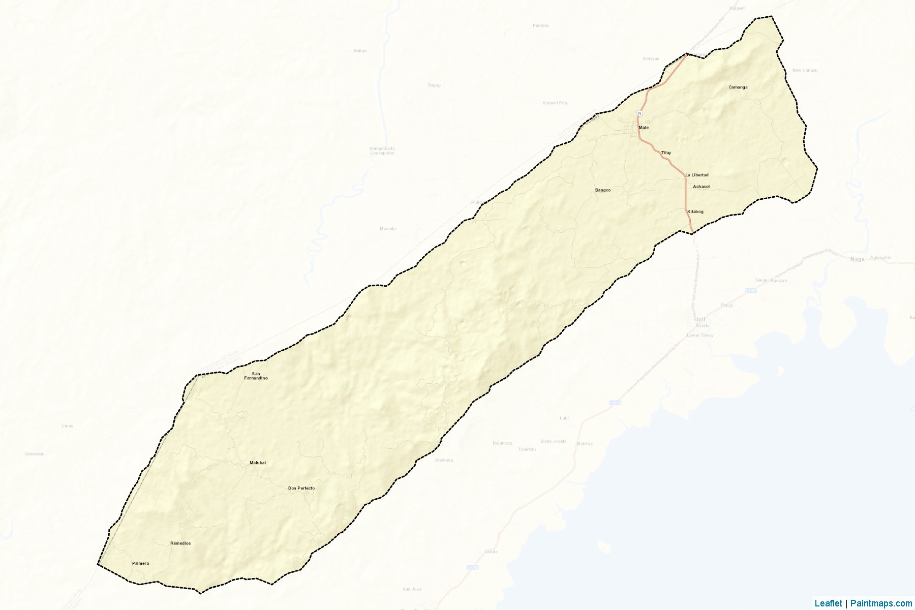 Titay (Zamboanga Sibugay) Map Cropping Samples-2