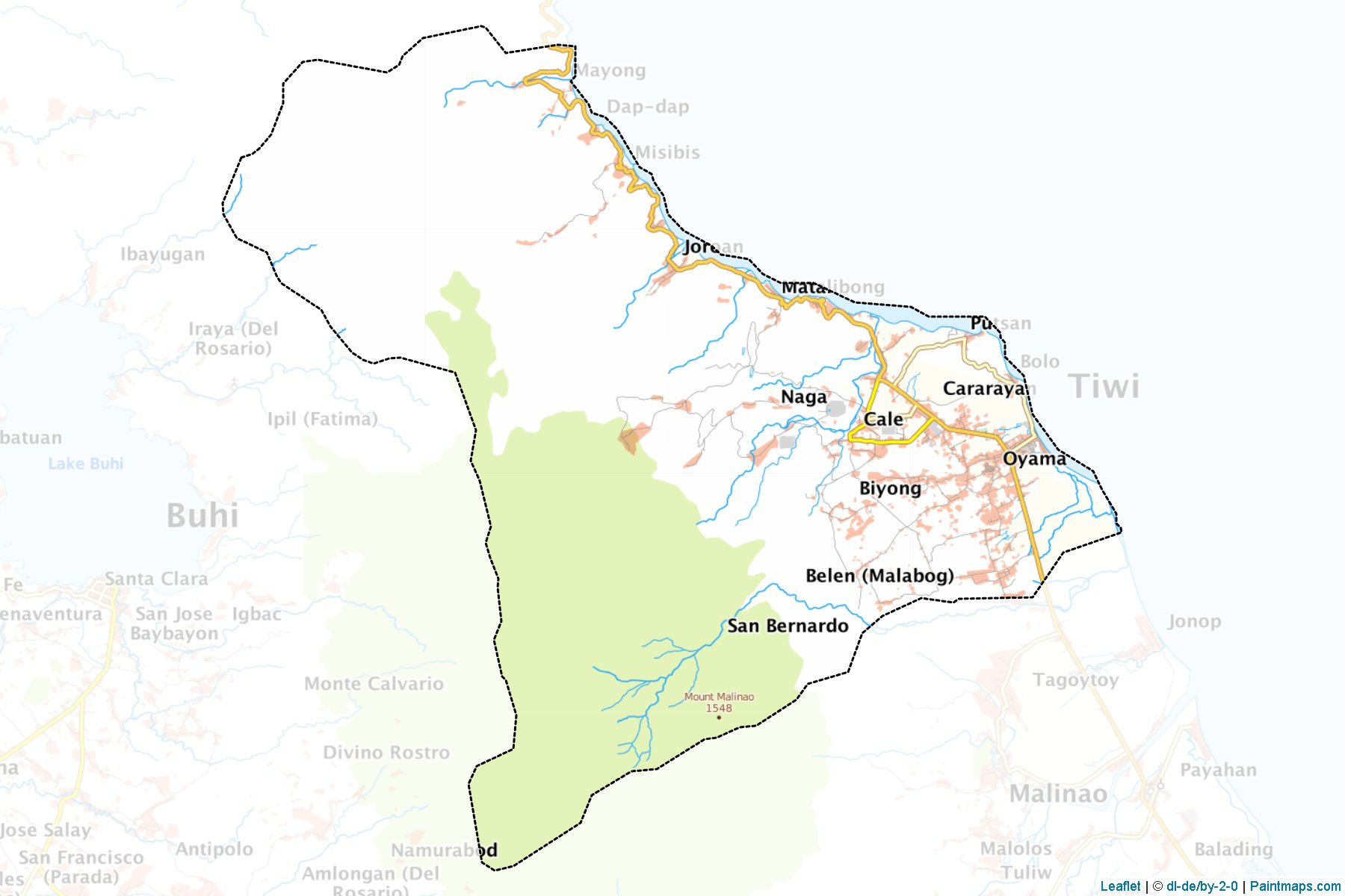 Tiwi (Albay) Map Cropping Samples-1