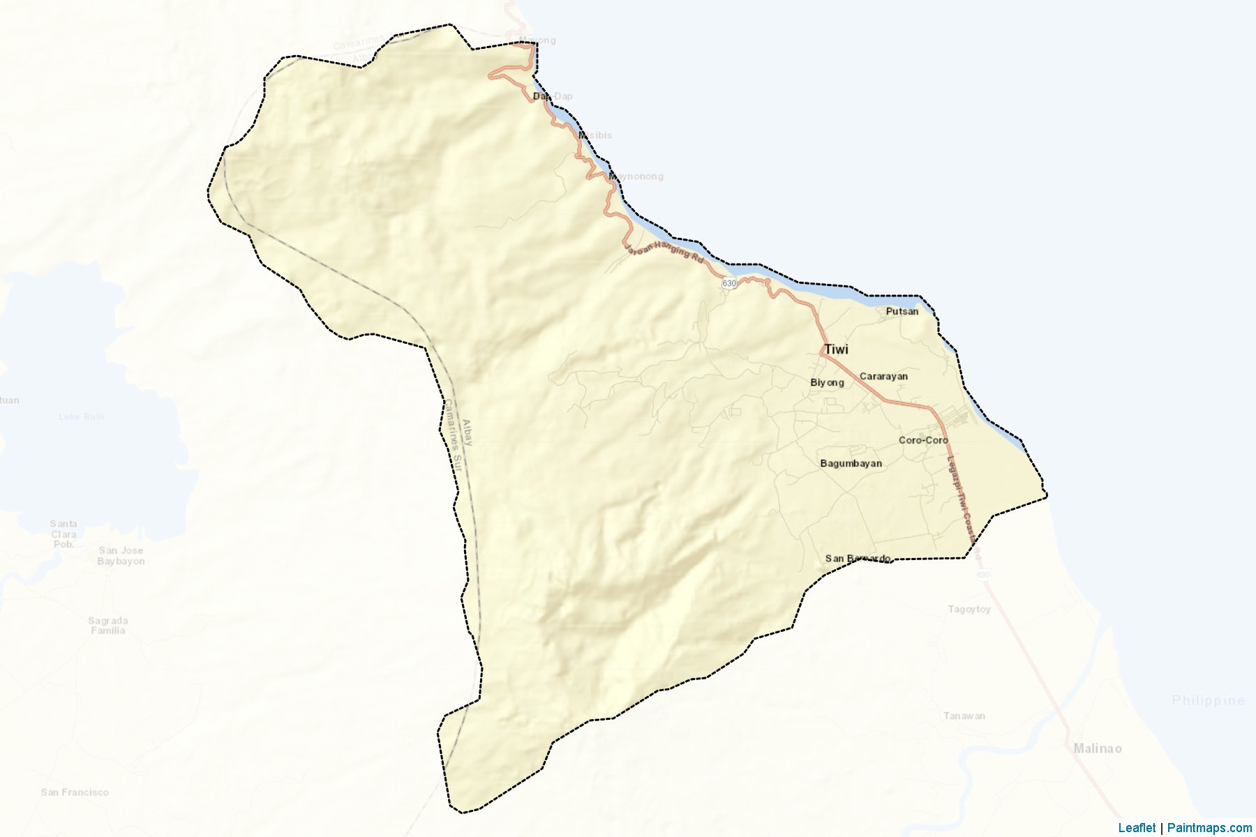 Tiwi (Albay) Map Cropping Samples-2