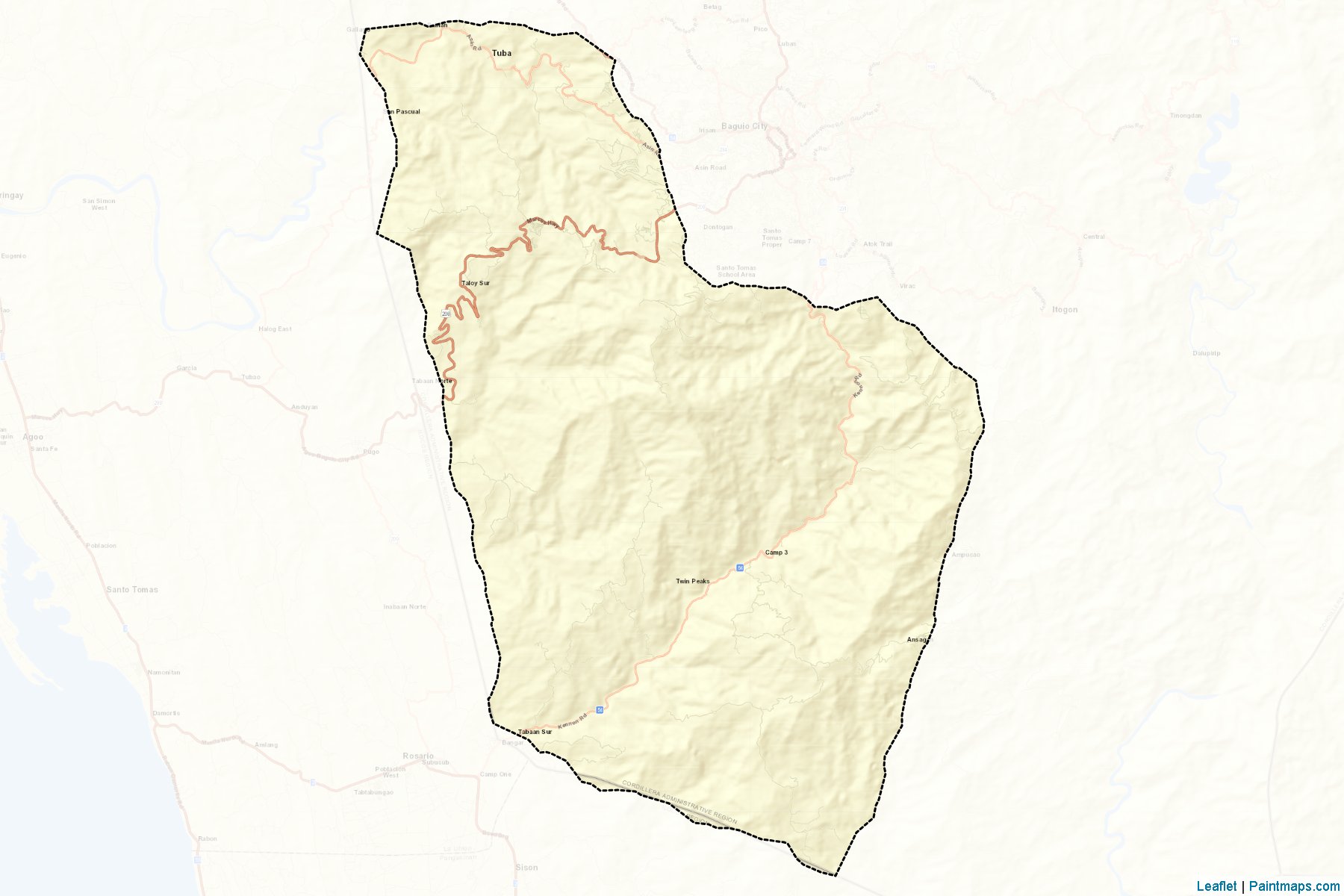 Tuba (Benguet) Map Cropping Samples-2