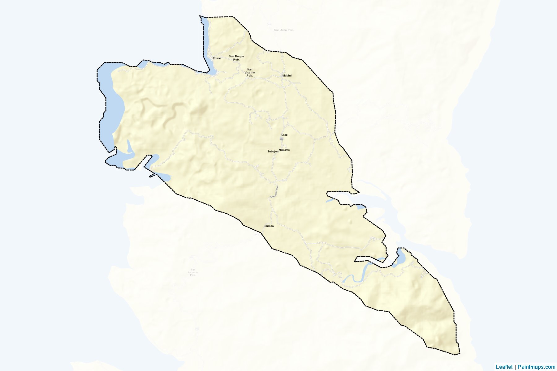 Tubajon (Surigao del Norte) Map Cropping Samples-2