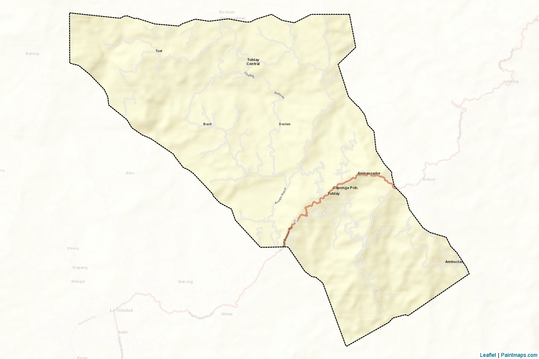 Tublay (Benguet) Map Cropping Samples-2